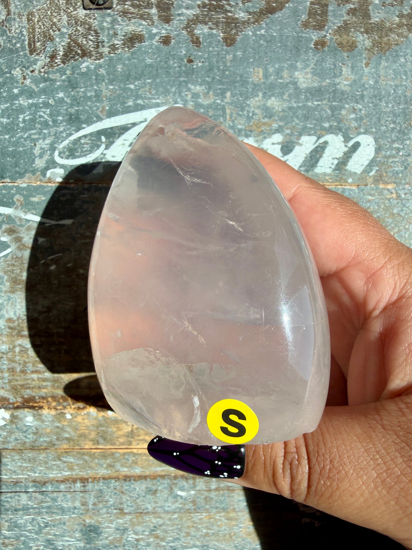 Gorgeous Jelly Rose Quartz Freeform | Opt S