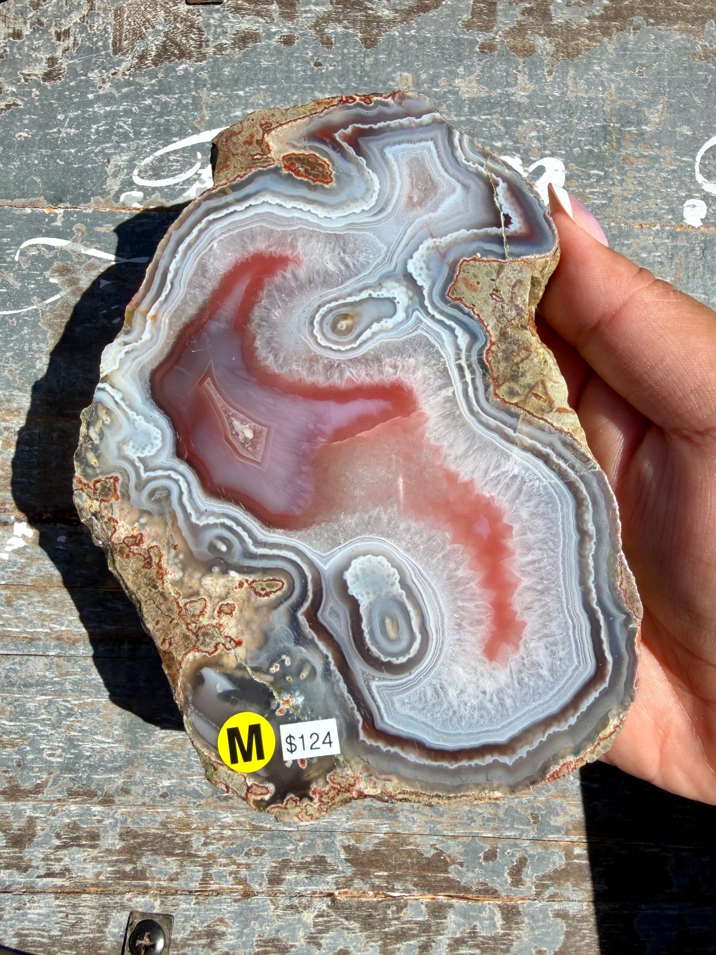 Gorgeous Swazi Agate Slab | Opt M