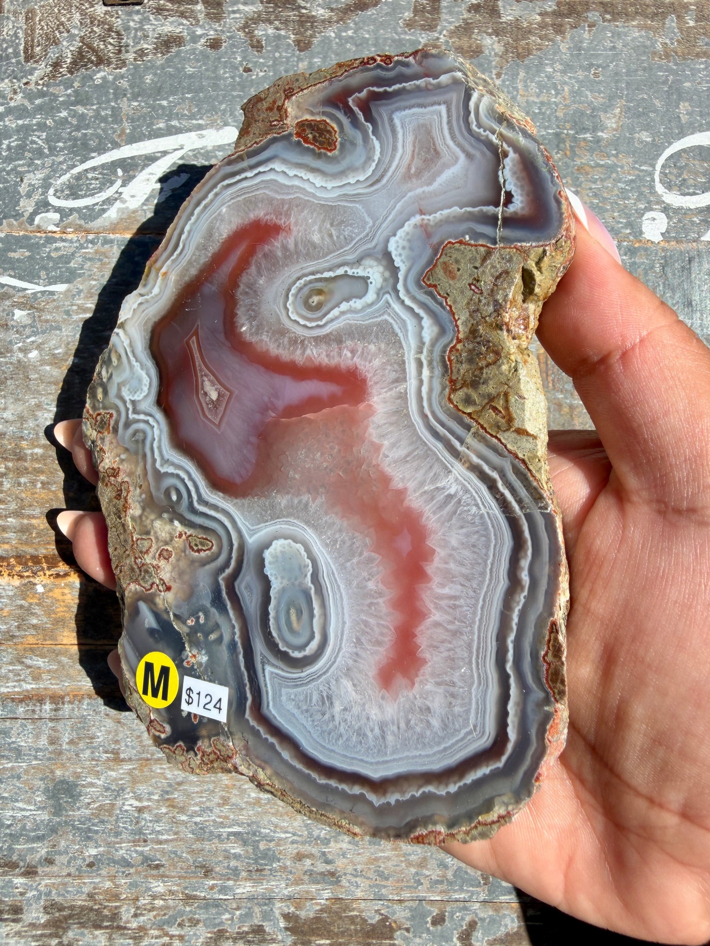 Gorgeous Swazi Agate Slab | Opt M