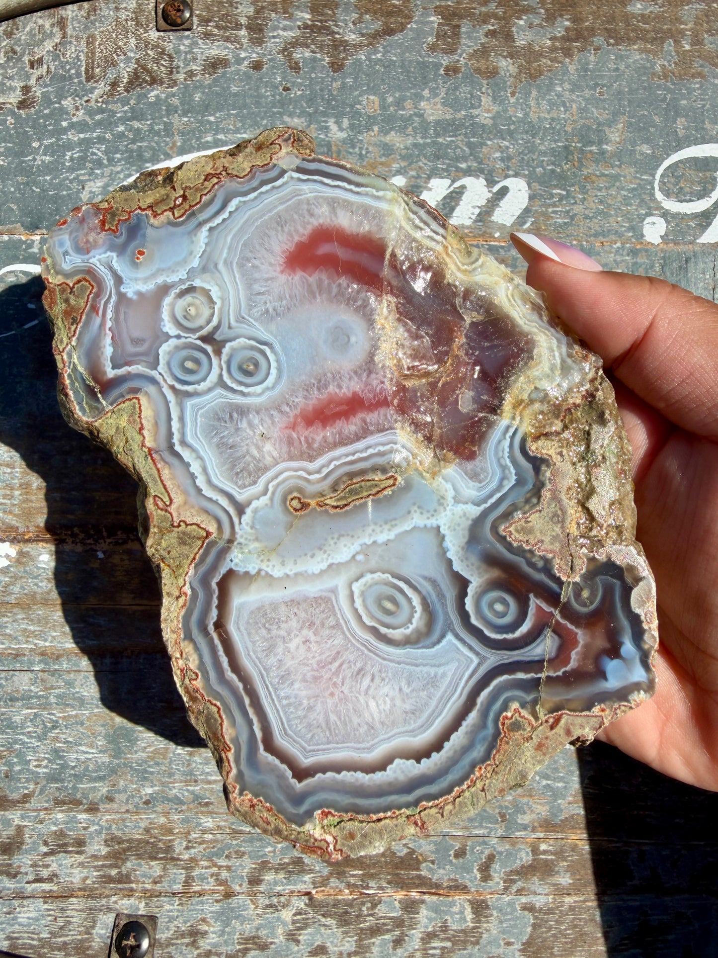 Gorgeous Swazi Agate Slab | Opt M