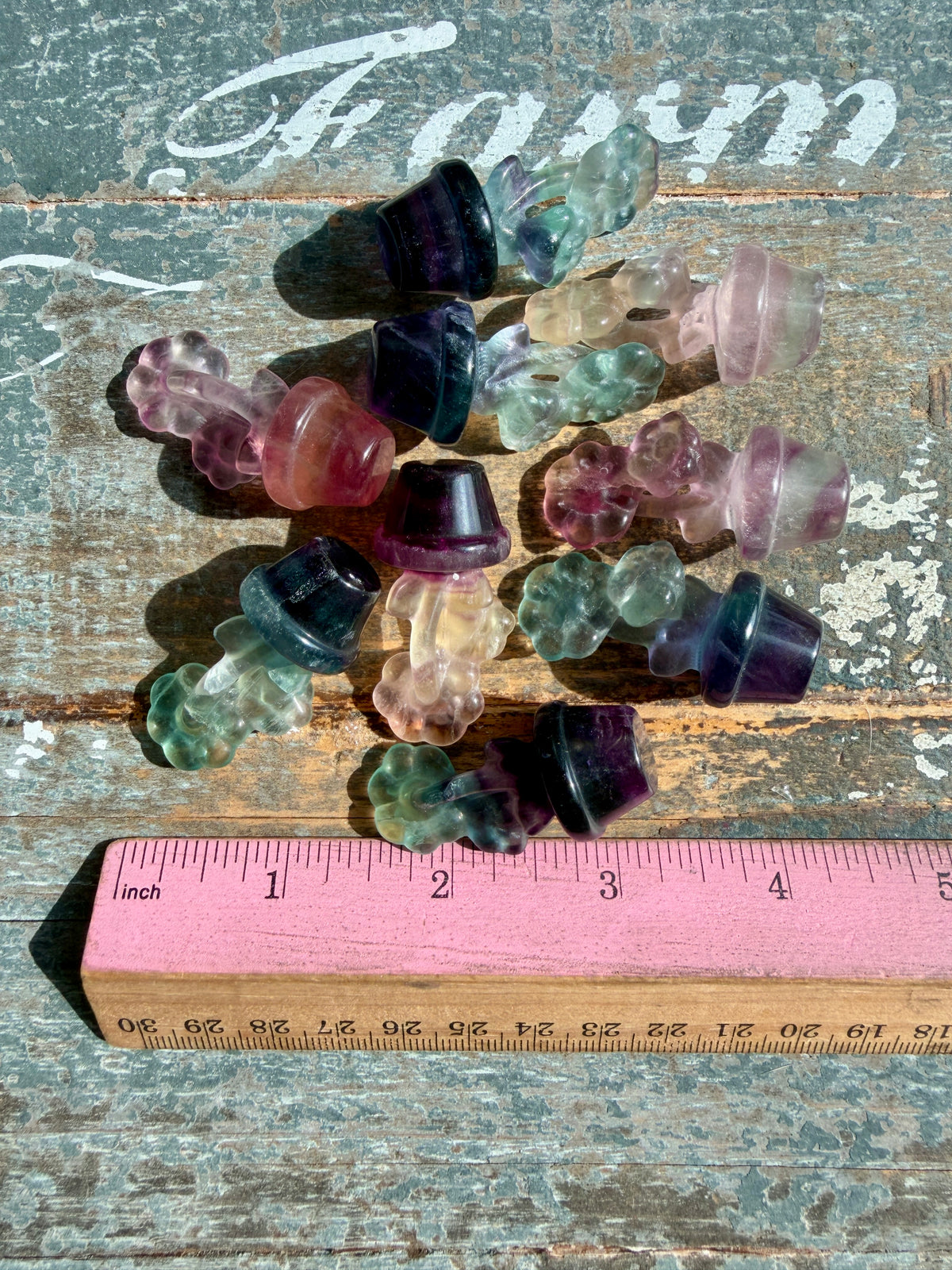 One (1) Adorable Candy Fluorite Mini Sun Flower | Intuitively Chosen