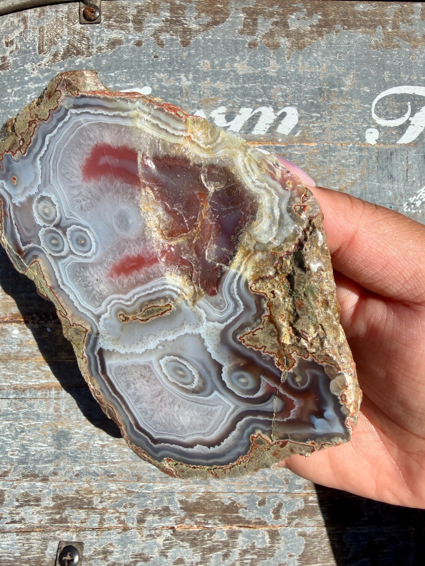 Gorgeous Swazi Agate Slab | Opt M