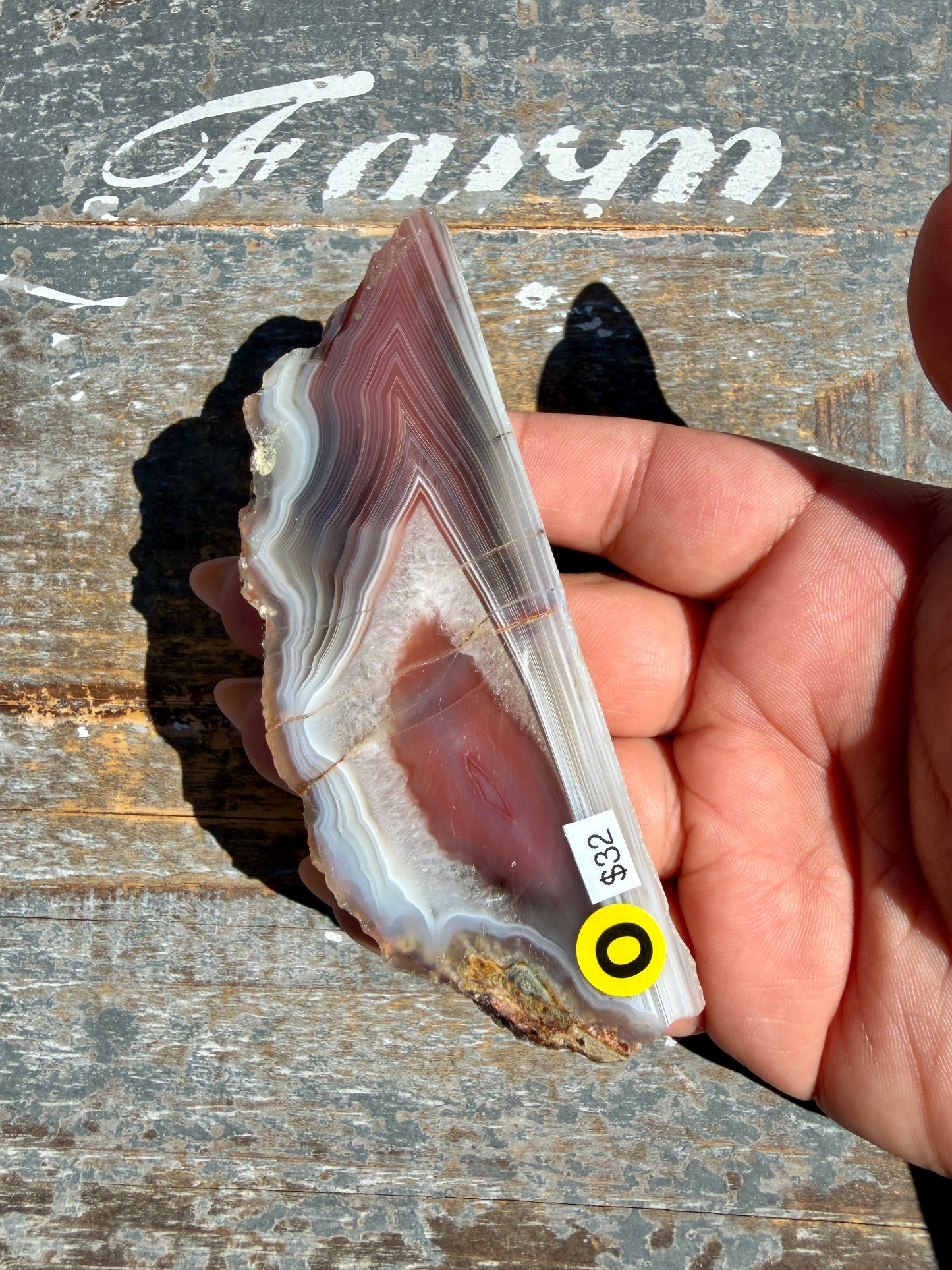 Gorgeous Swazi Agate Slab | Opt O