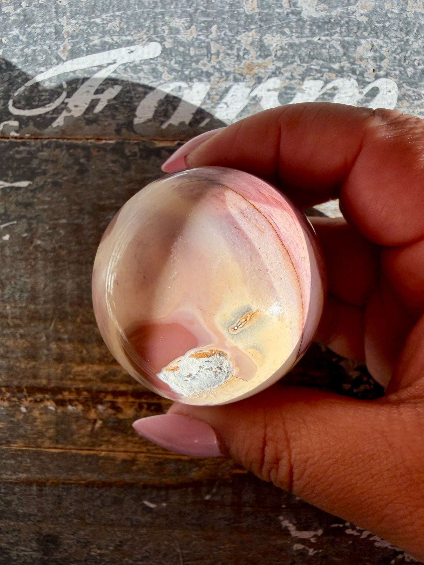 Gorgeous Mookaite Sphere from Australia | Opt O