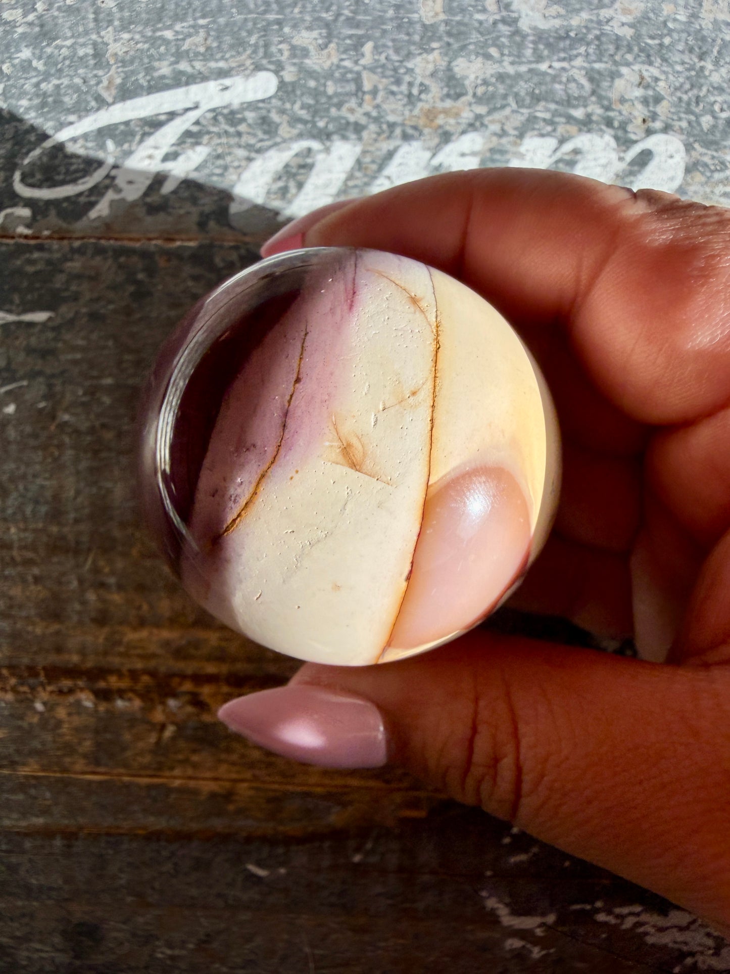 Gorgeous Mookaite Sphere from Australia | Opt O