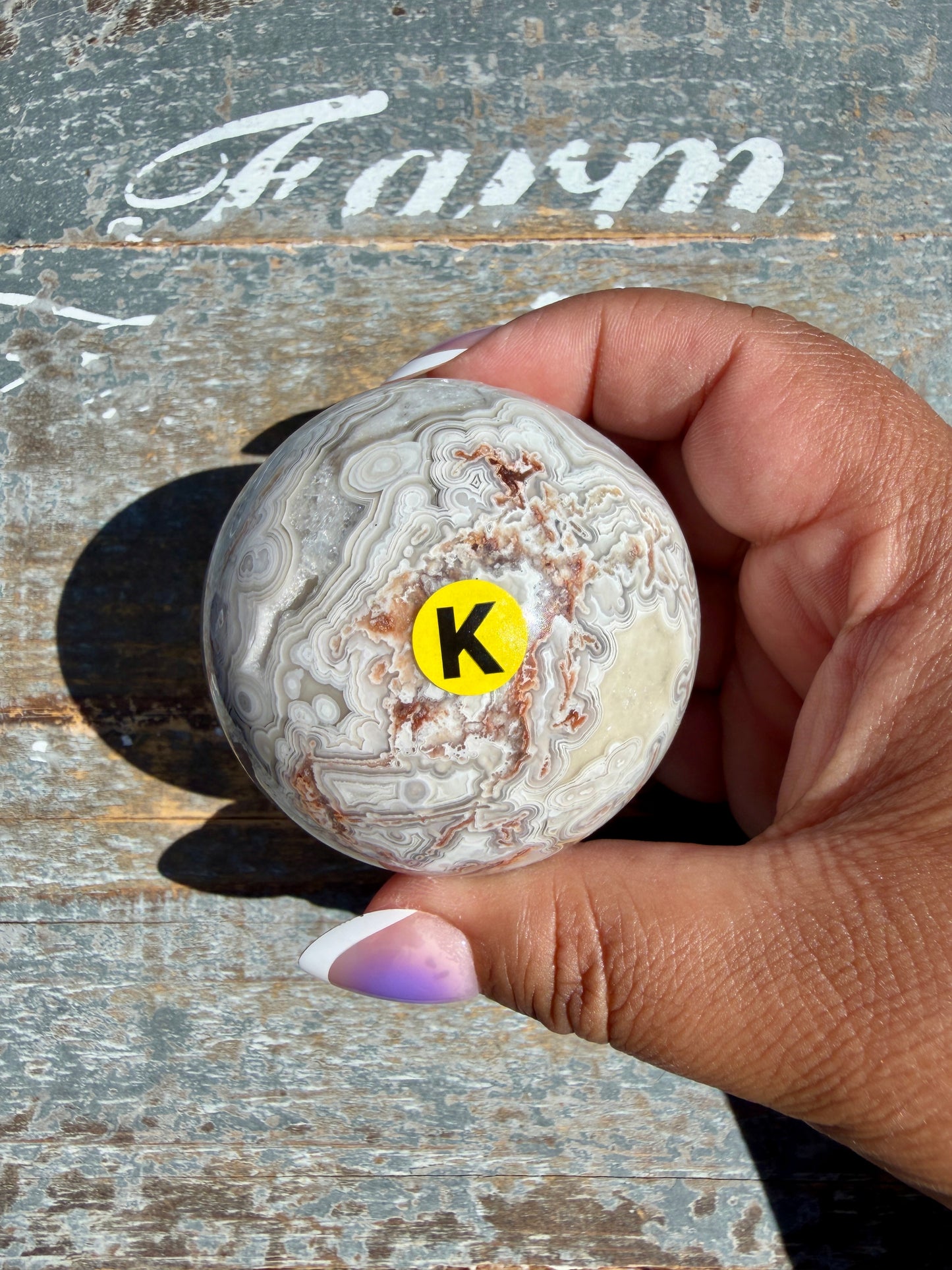 Gorgeous Crazy Lace Agate Sphere | Mexico | Opt K