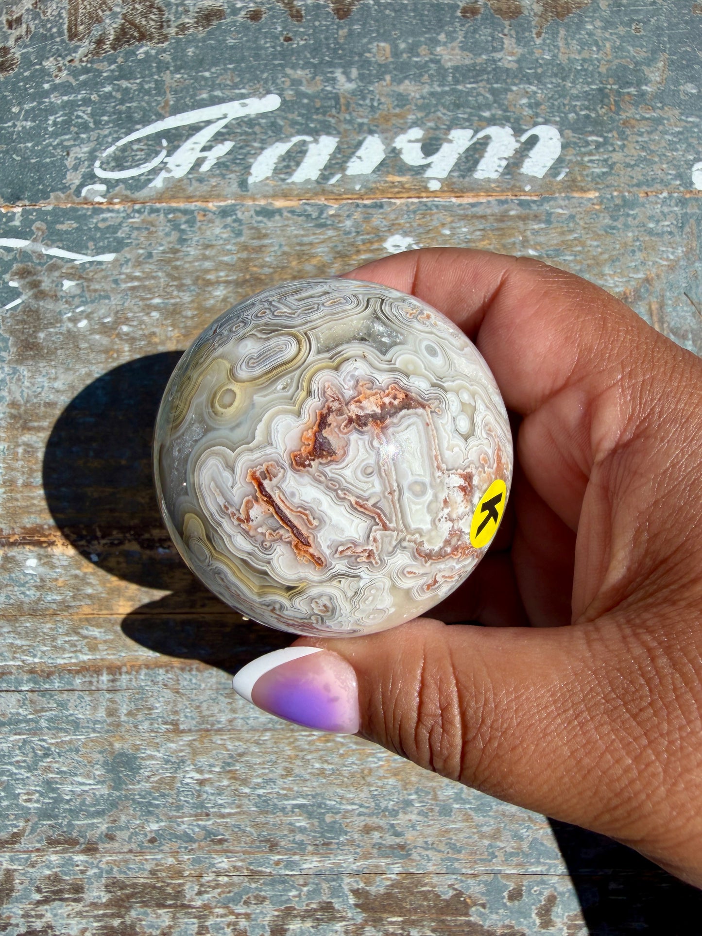 Gorgeous Crazy Lace Agate Sphere | Mexico | Opt K