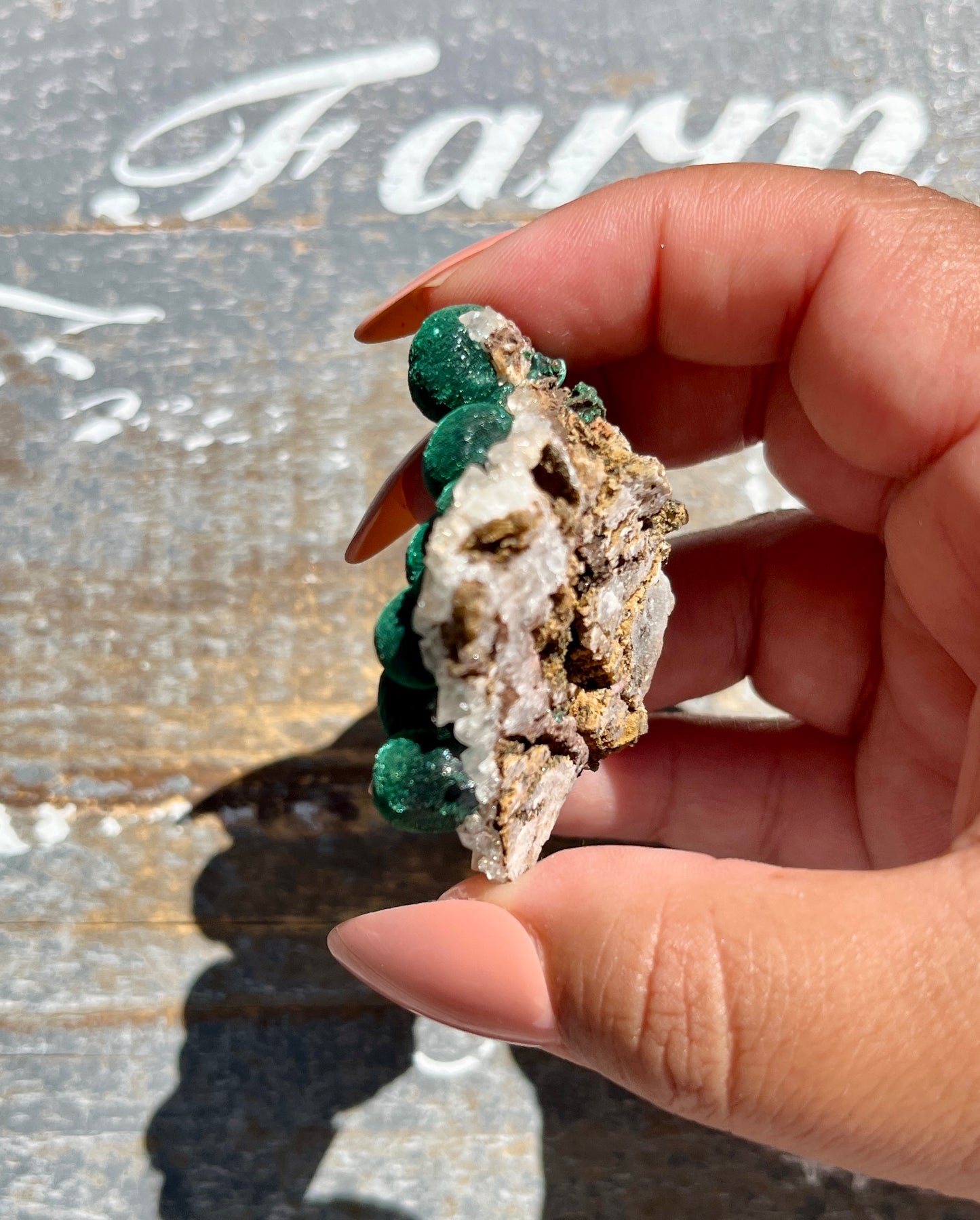 Gorgeous Druzy Malachite Specimen *Rare* from the Congo