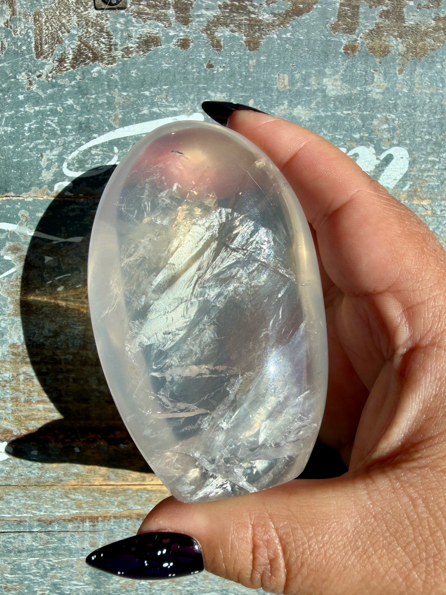Gorgeous Jelly Rose Quartz Freeform | Opt Z