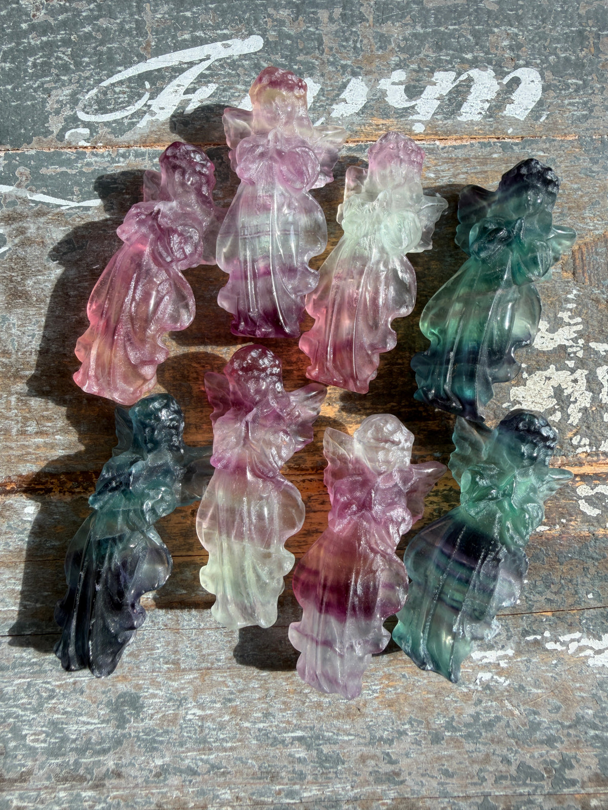 One (1) Adorable Candy Fluorite Mini Angel | Intuitively Chosen