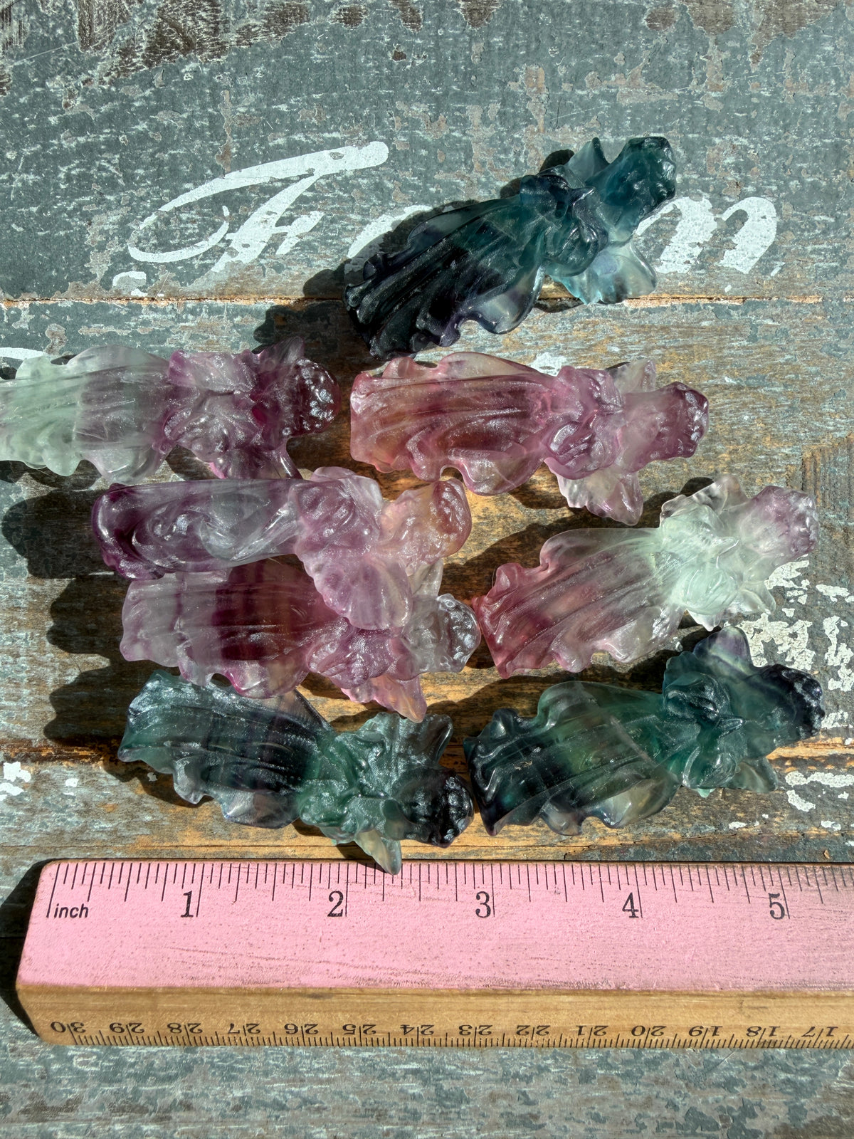 One (1) Adorable Candy Fluorite Mini Angel | Intuitively Chosen