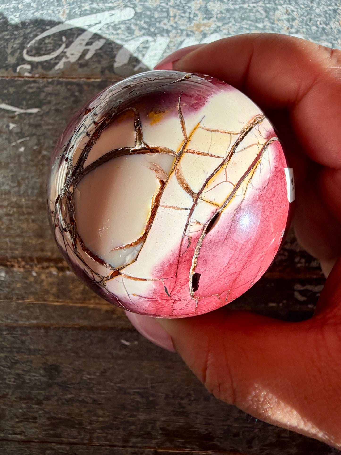 Gorgeous Mookaite Sphere from Australia | Opt K