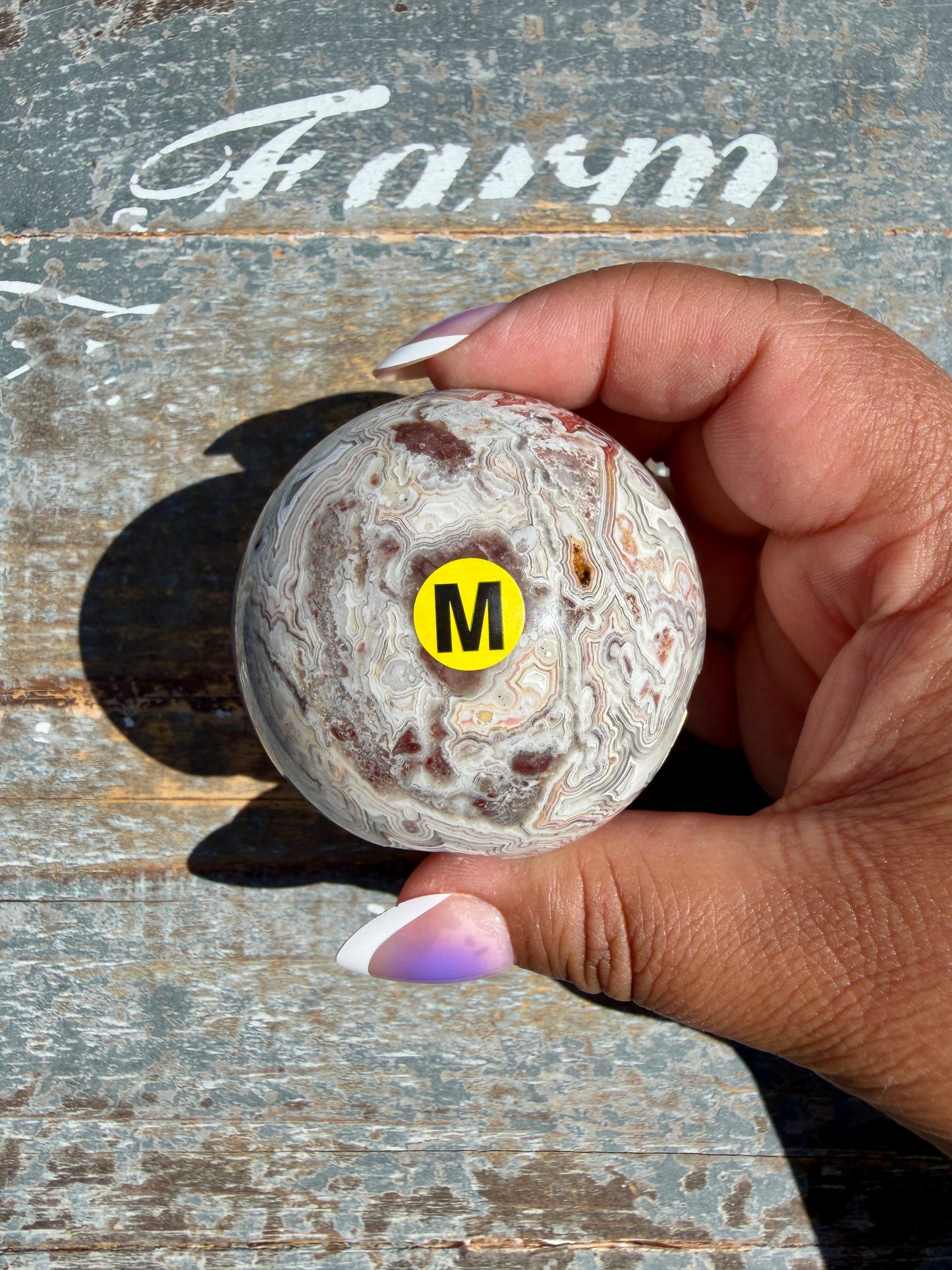 Gorgeous Crazy Lace Agate Sphere | Mexico | Opt M