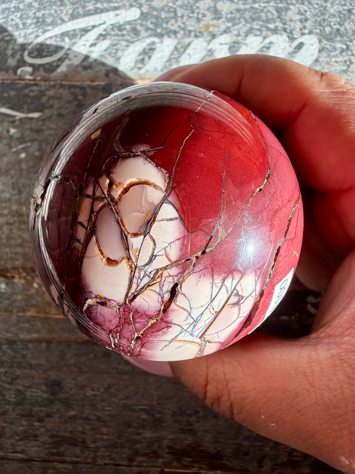 Gorgeous Mookaite Sphere from Australia | Opt K