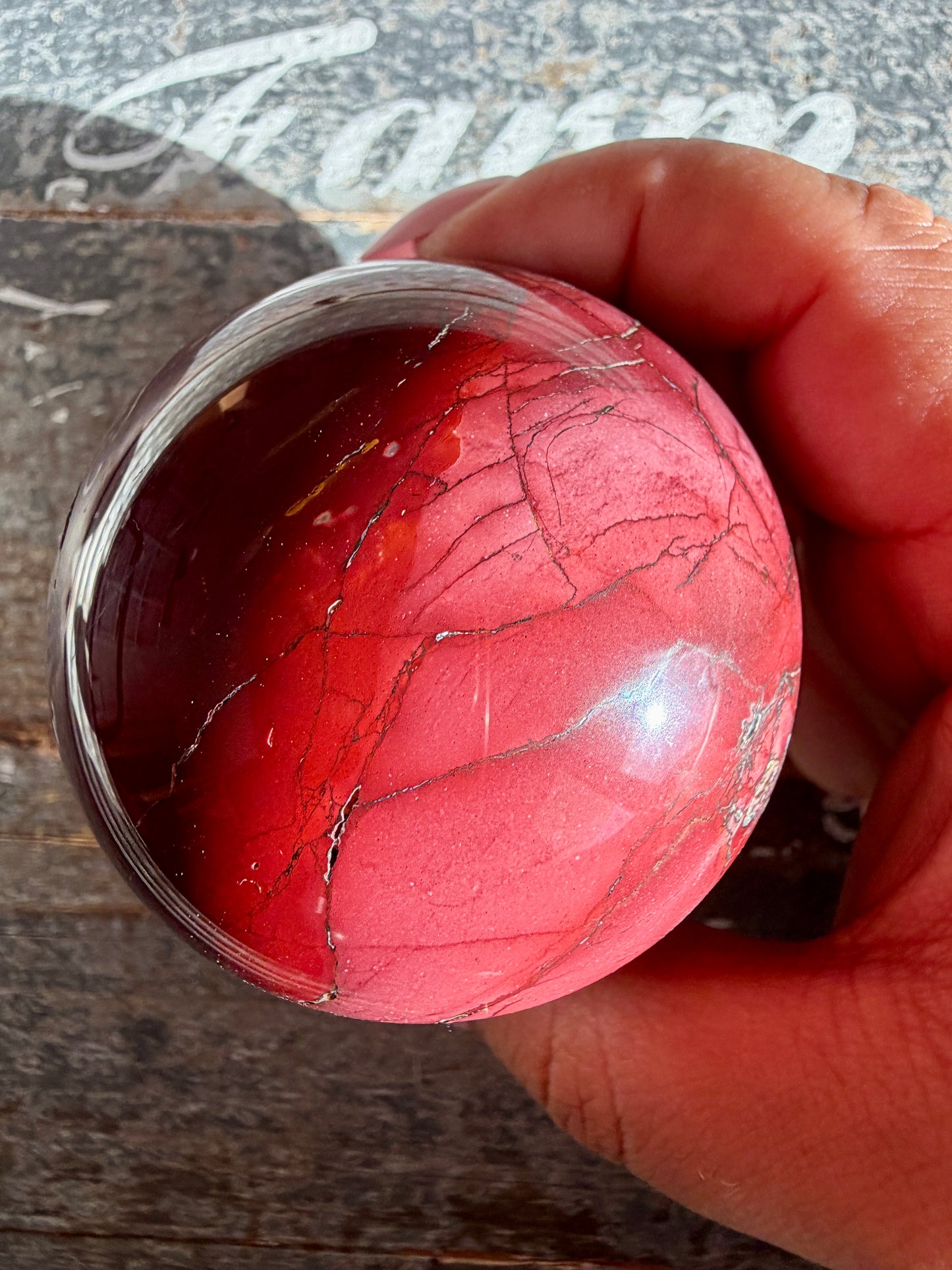 Gorgeous Mookaite Sphere from Australia | Opt K
