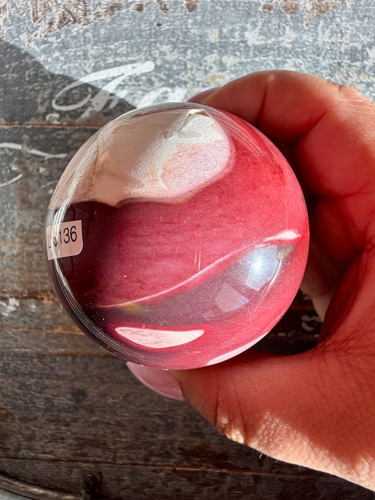 Gorgeous Mookaite Sphere from Australia | Opt L