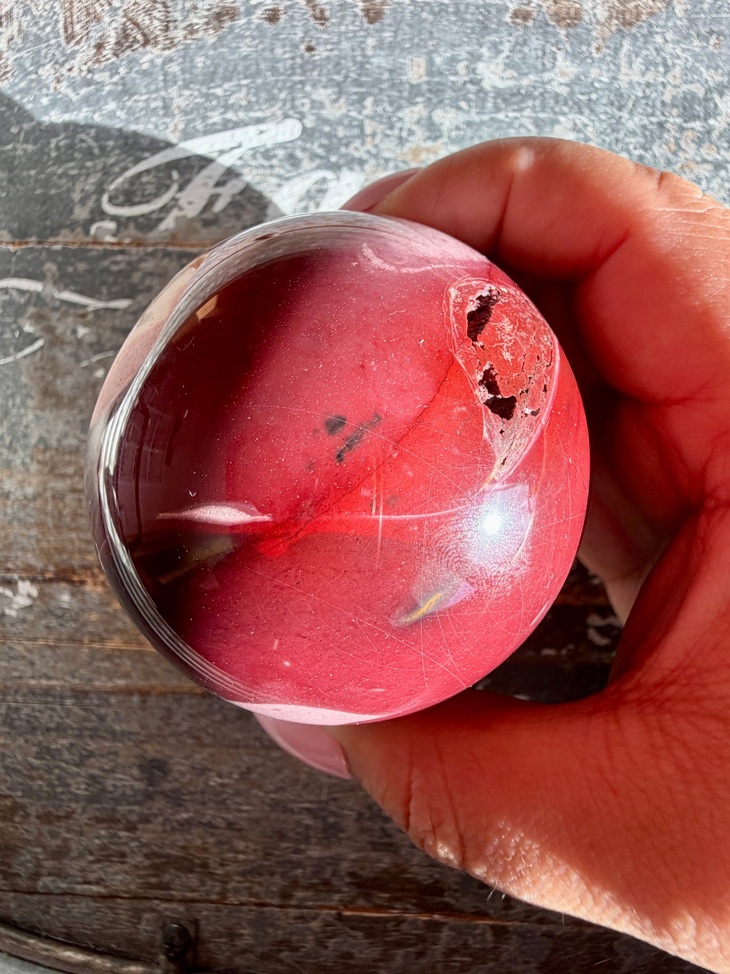 Gorgeous Mookaite Sphere from Australia | Opt L