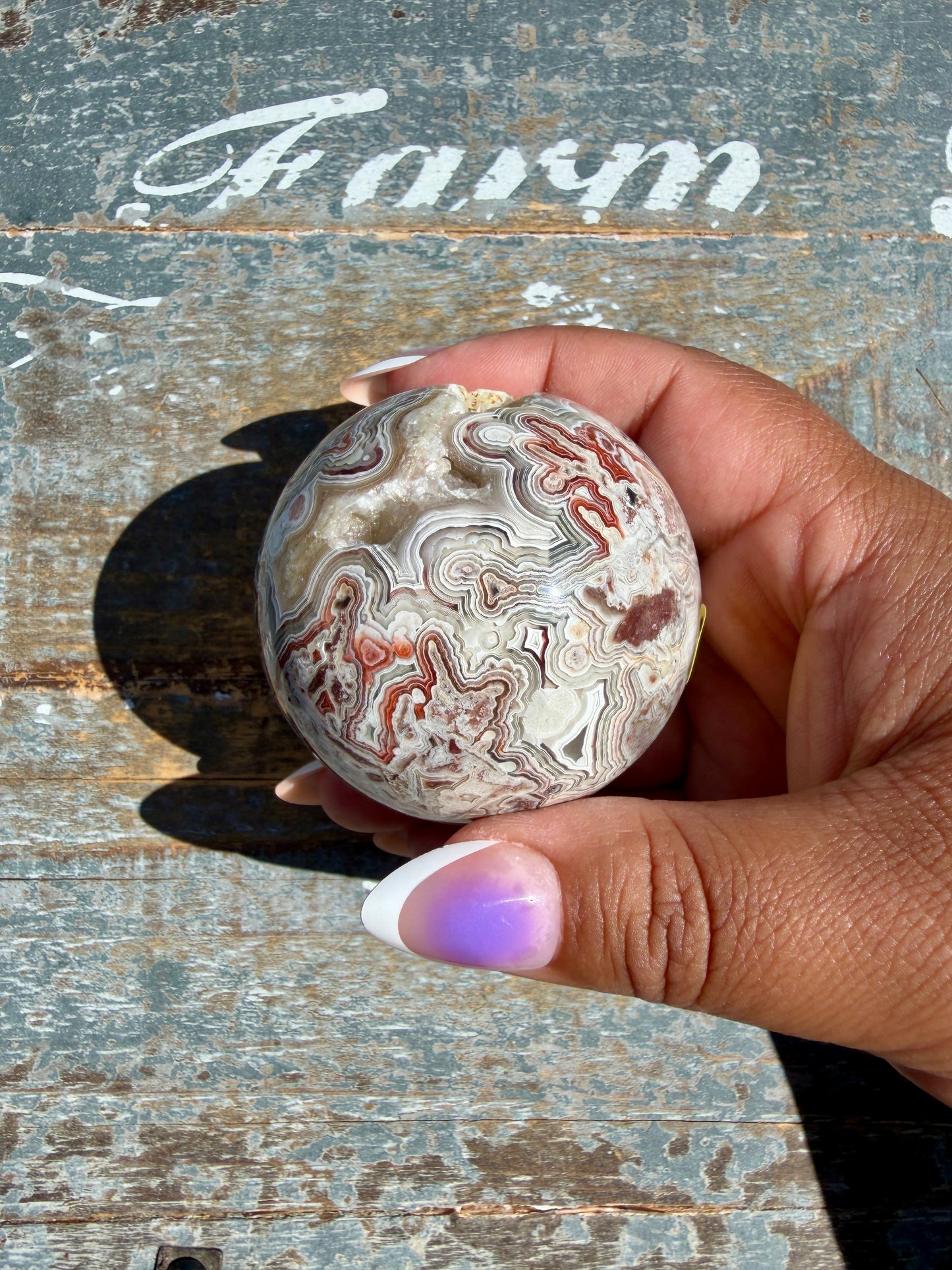 Gorgeous Crazy Lace Agate Sphere | Mexico | Opt M
