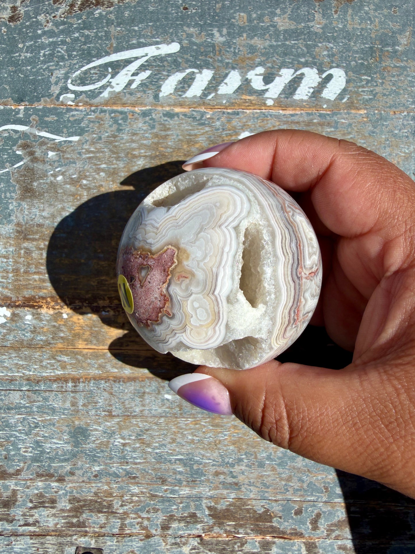 Gorgeous Crazy Lace Agate Sphere | Mexico | Opt N