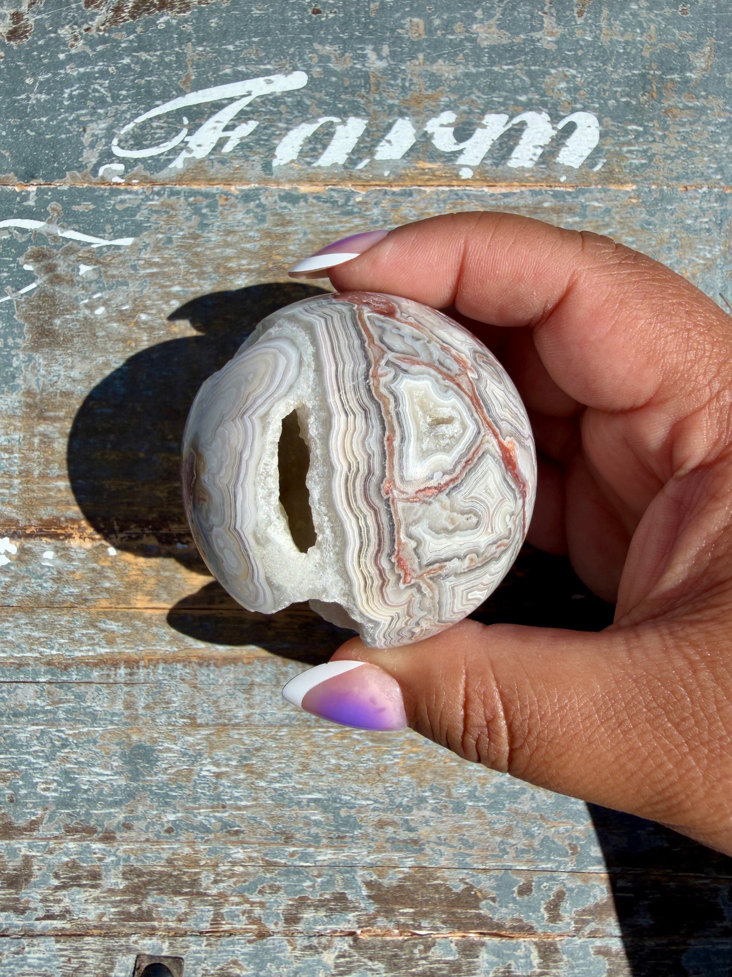 Gorgeous Crazy Lace Agate Sphere | Mexico | Opt N