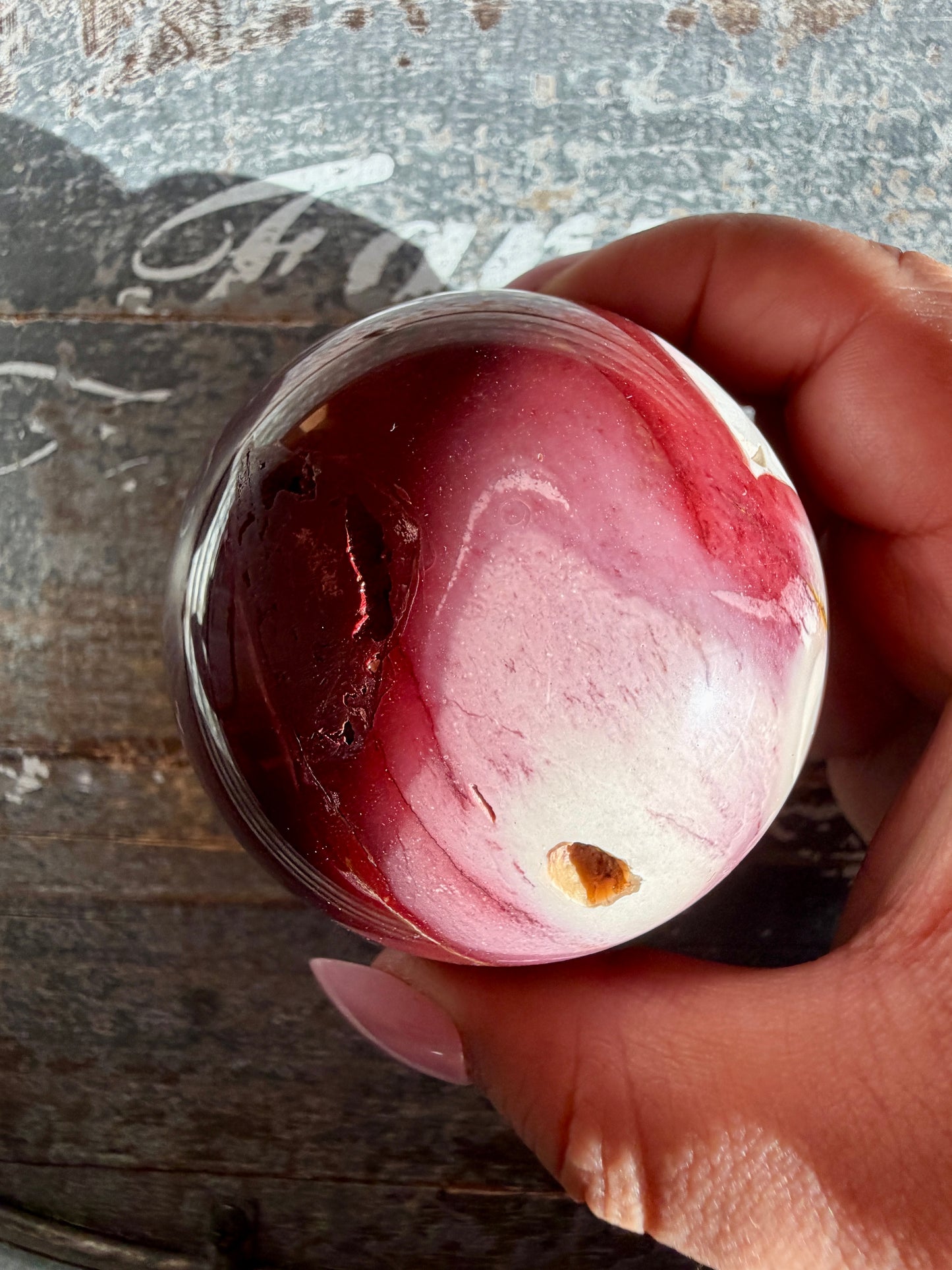 Gorgeous Mookaite Sphere from Australia | Opt L