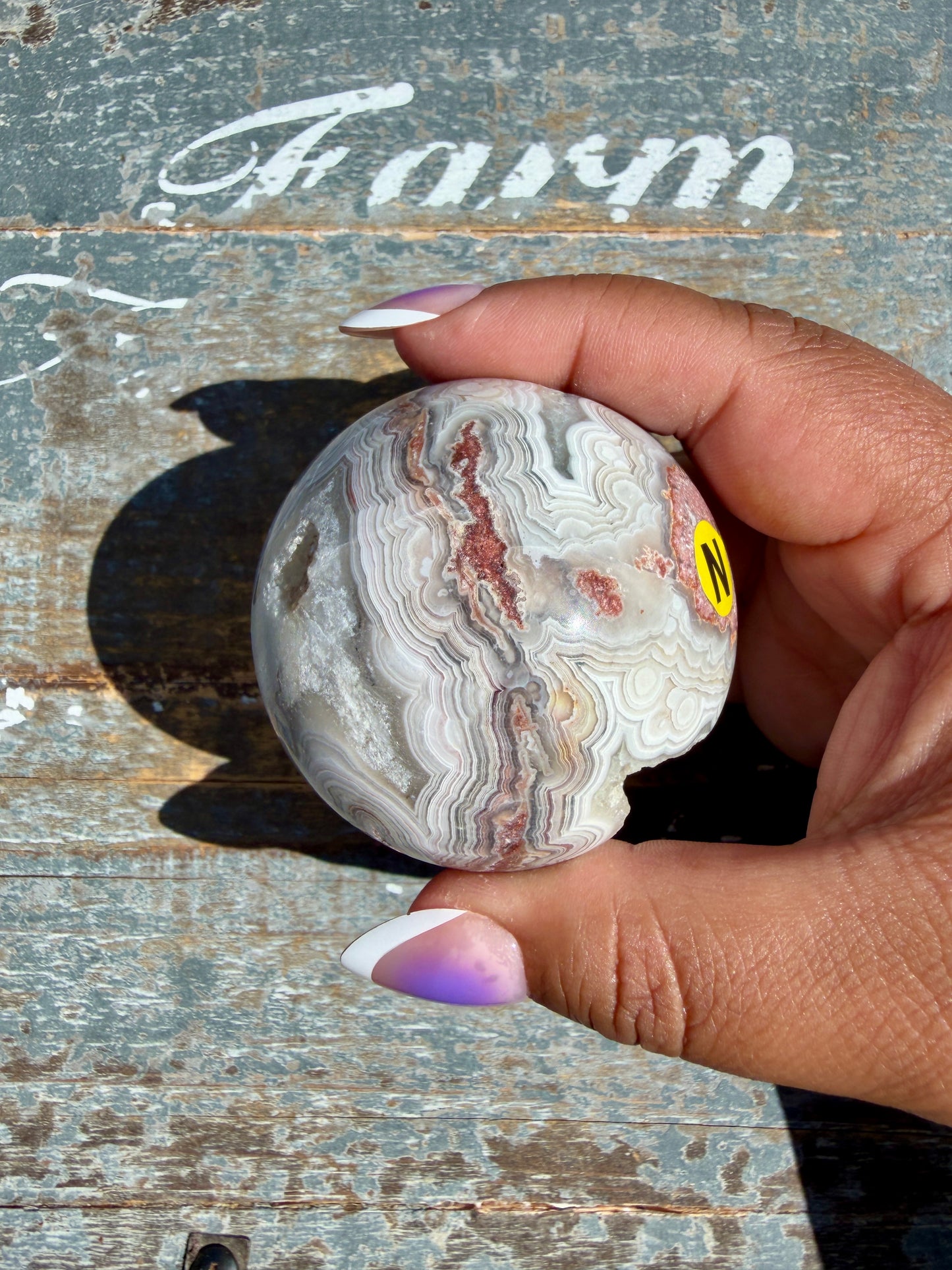 Gorgeous Crazy Lace Agate Sphere | Mexico | Opt N