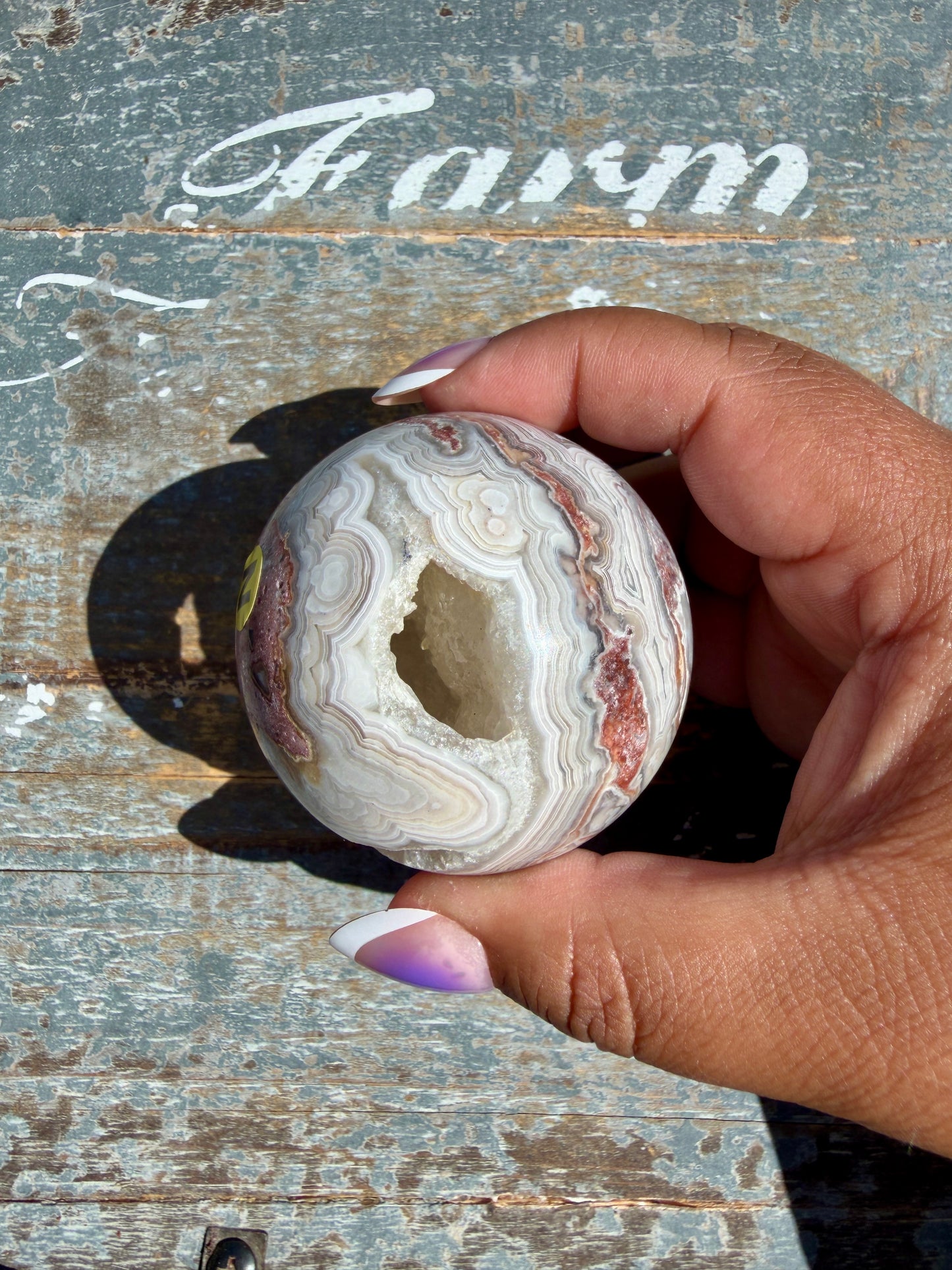 Gorgeous Crazy Lace Agate Sphere | Mexico | Opt N