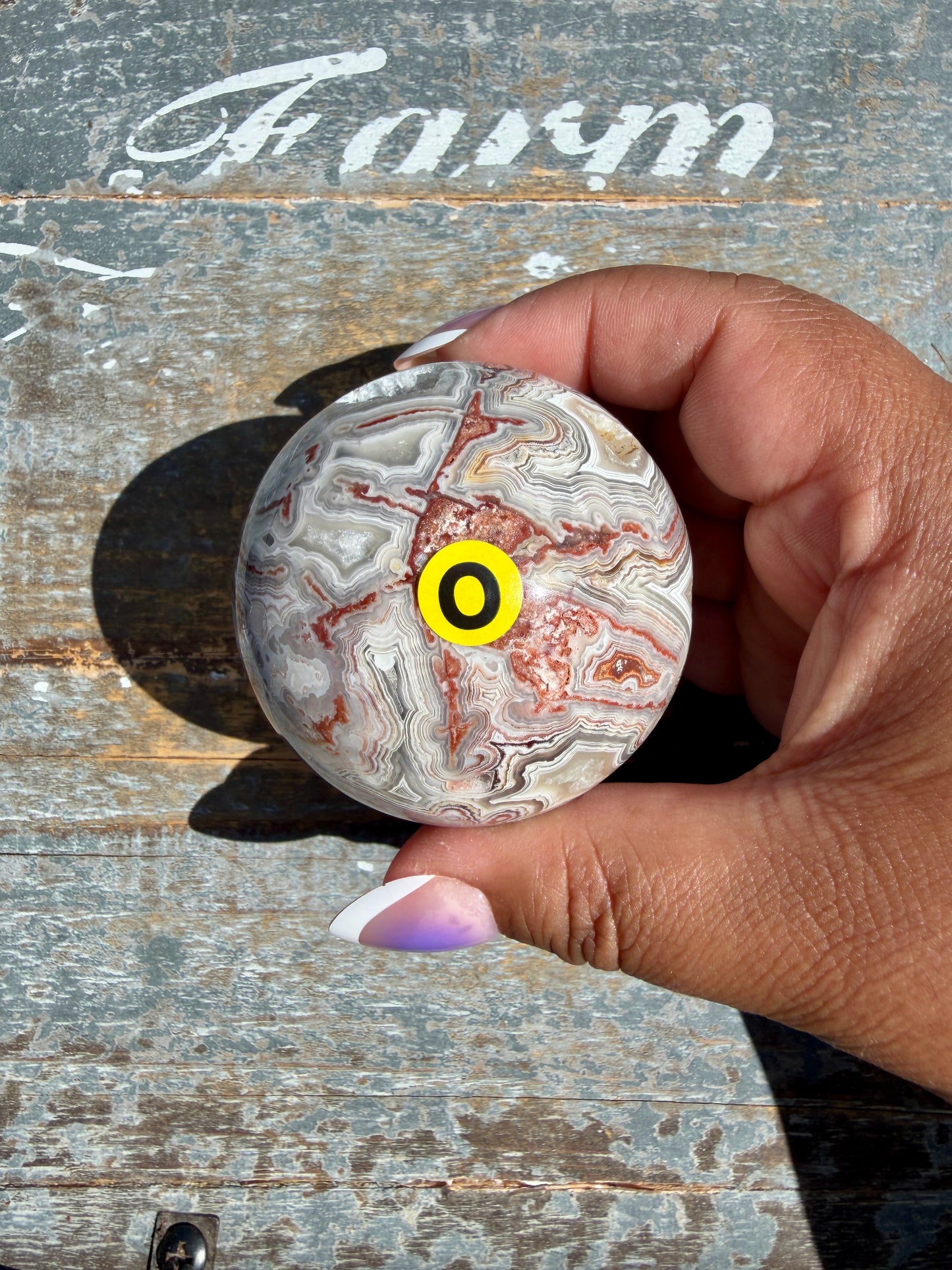 Gorgeous Crazy Lace Agate Sphere | Mexico | Opt O
