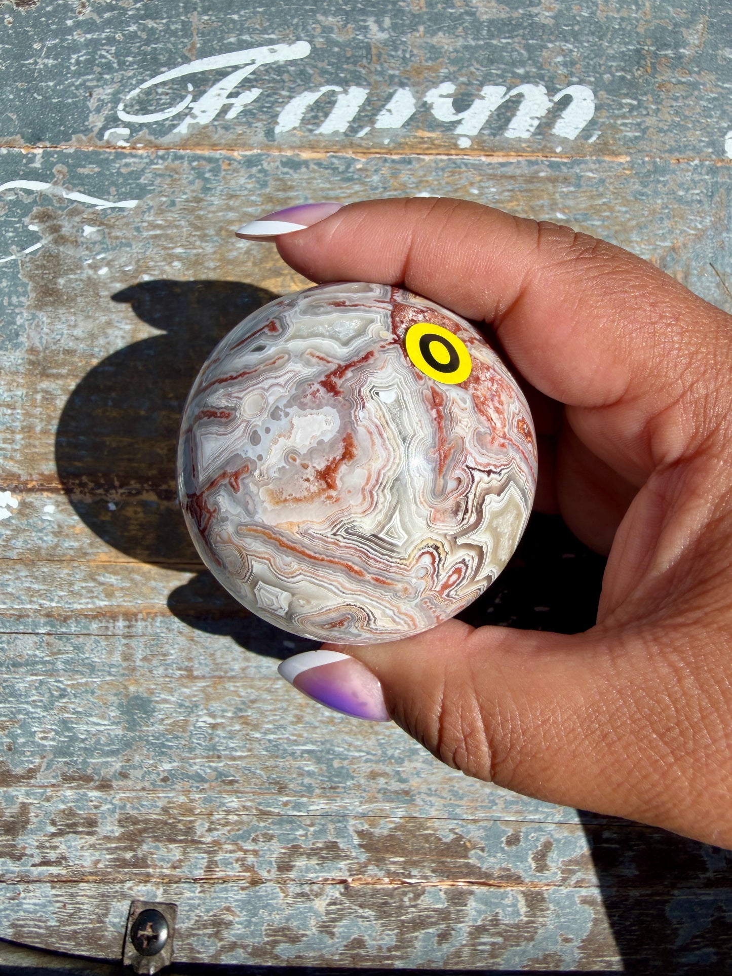 Gorgeous Crazy Lace Agate Sphere | Mexico | Opt O