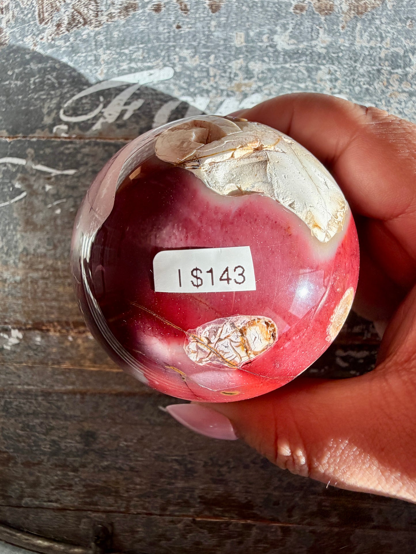 Gorgeous Mookaite Sphere from Australia | Opt I