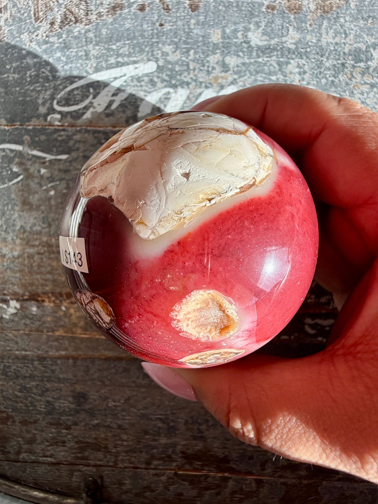Gorgeous Mookaite Sphere from Australia | Opt I