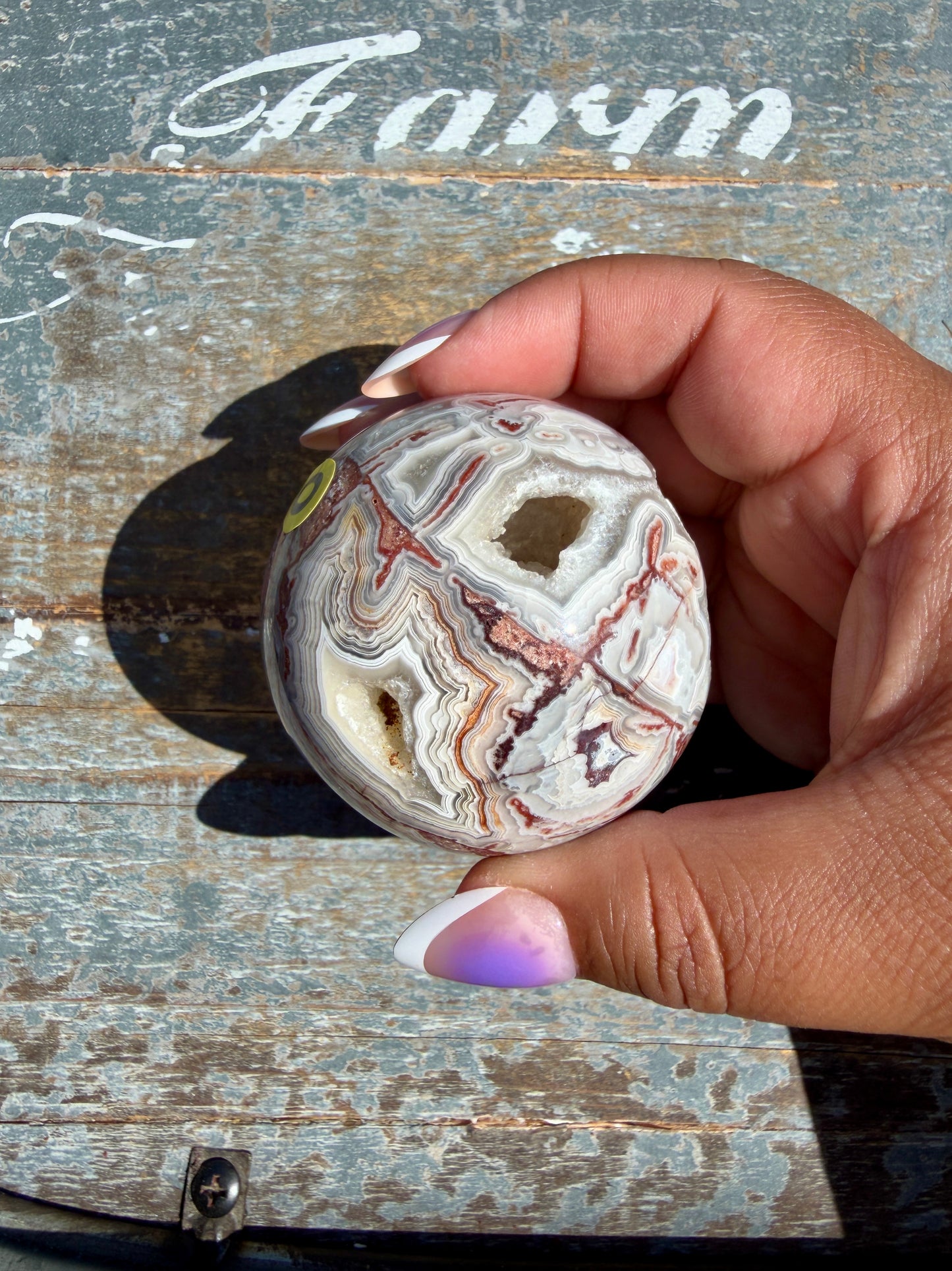 Gorgeous Crazy Lace Agate Sphere | Mexico | Opt O