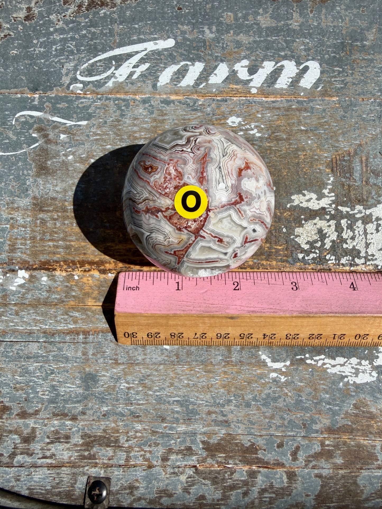 Gorgeous Crazy Lace Agate Sphere | Mexico | Opt O