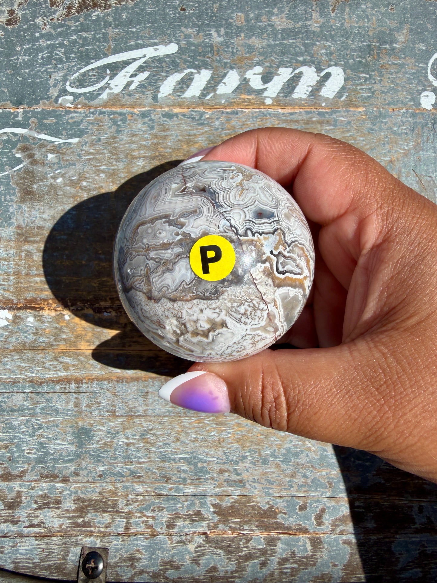 Gorgeous Crazy Lace Agate Sphere | Mexico | Opt P