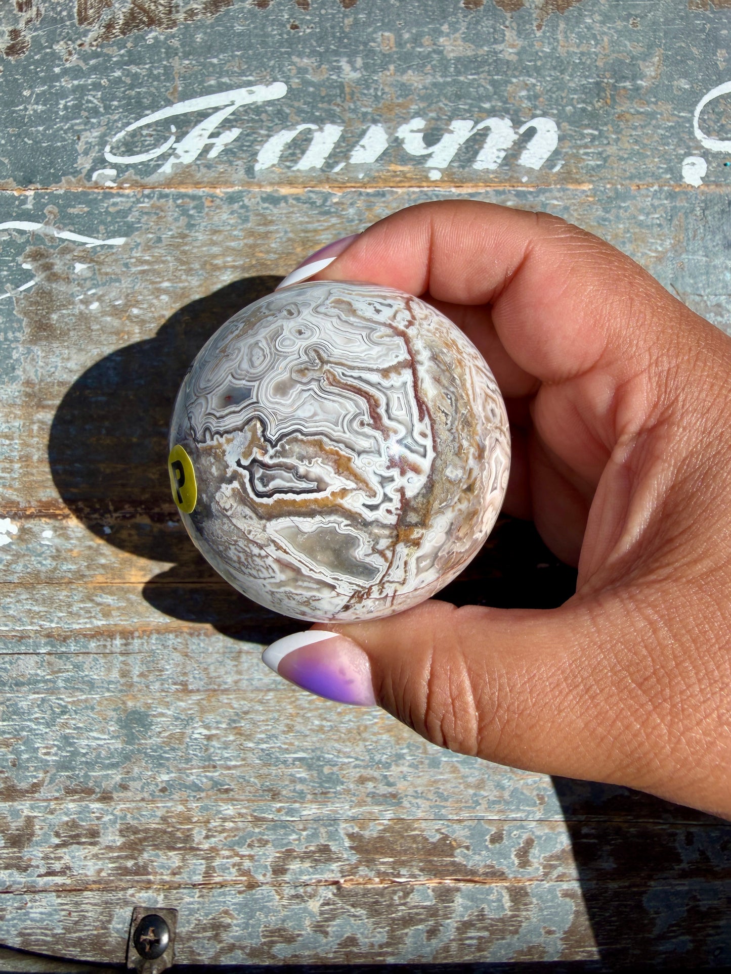 Gorgeous Crazy Lace Agate Sphere | Mexico | Opt P