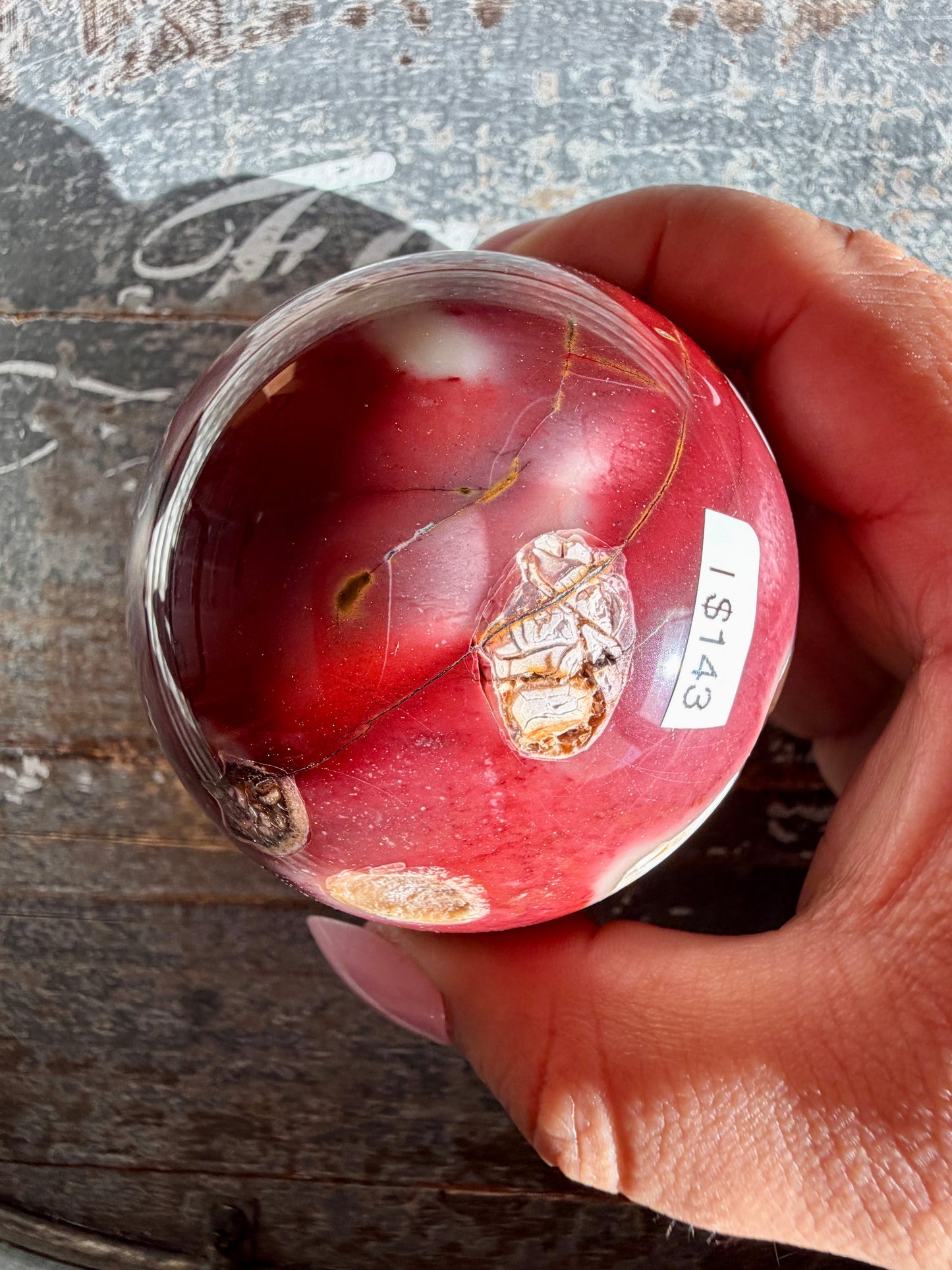 Gorgeous Mookaite Sphere from Australia | Opt I