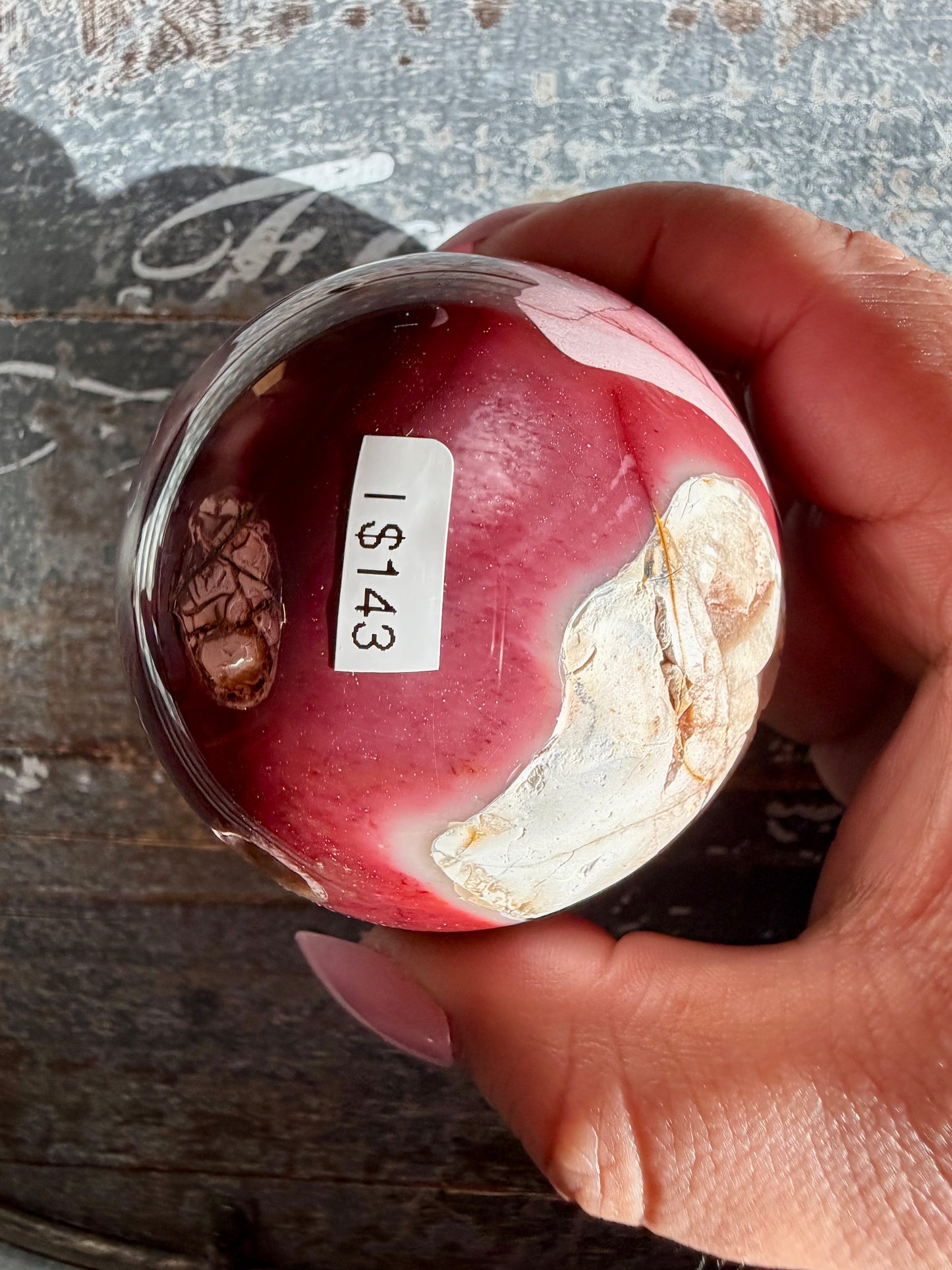 Gorgeous Mookaite Sphere from Australia | Opt I