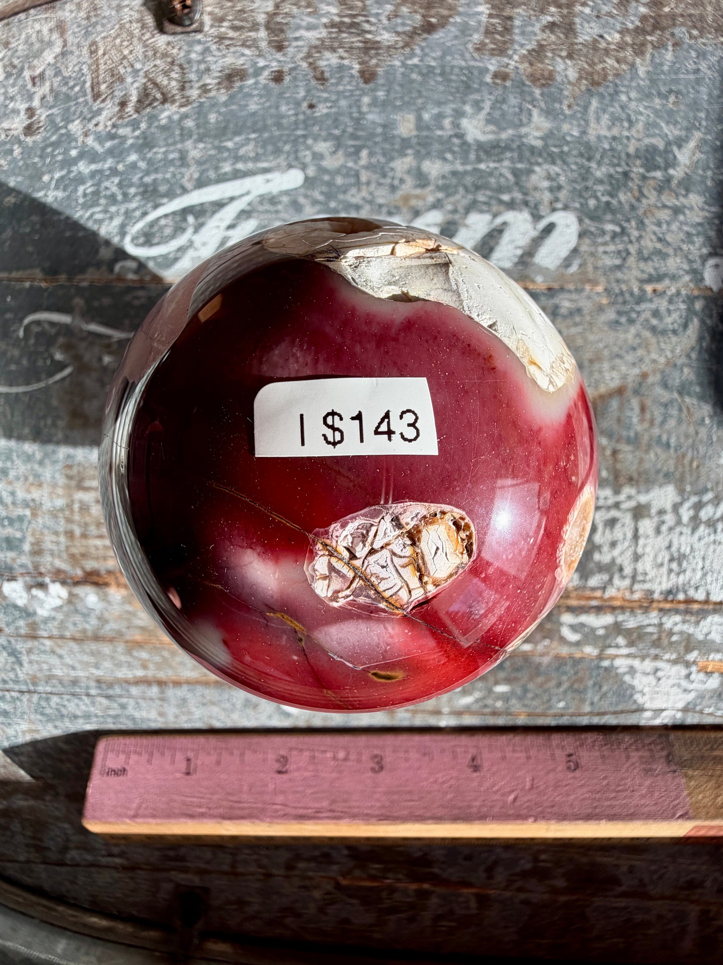 Gorgeous Mookaite Sphere from Australia | Opt I