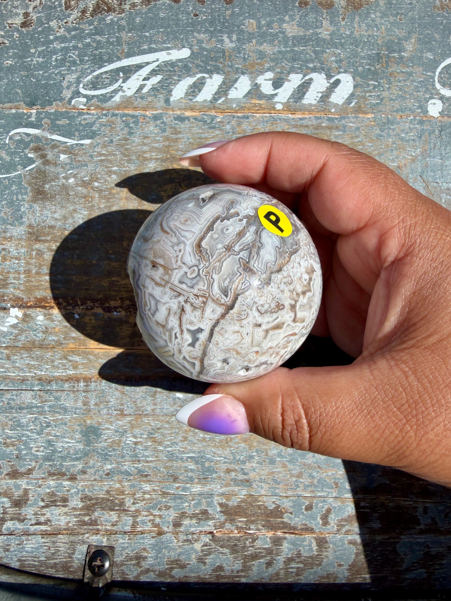 Gorgeous Crazy Lace Agate Sphere | Mexico | Opt P