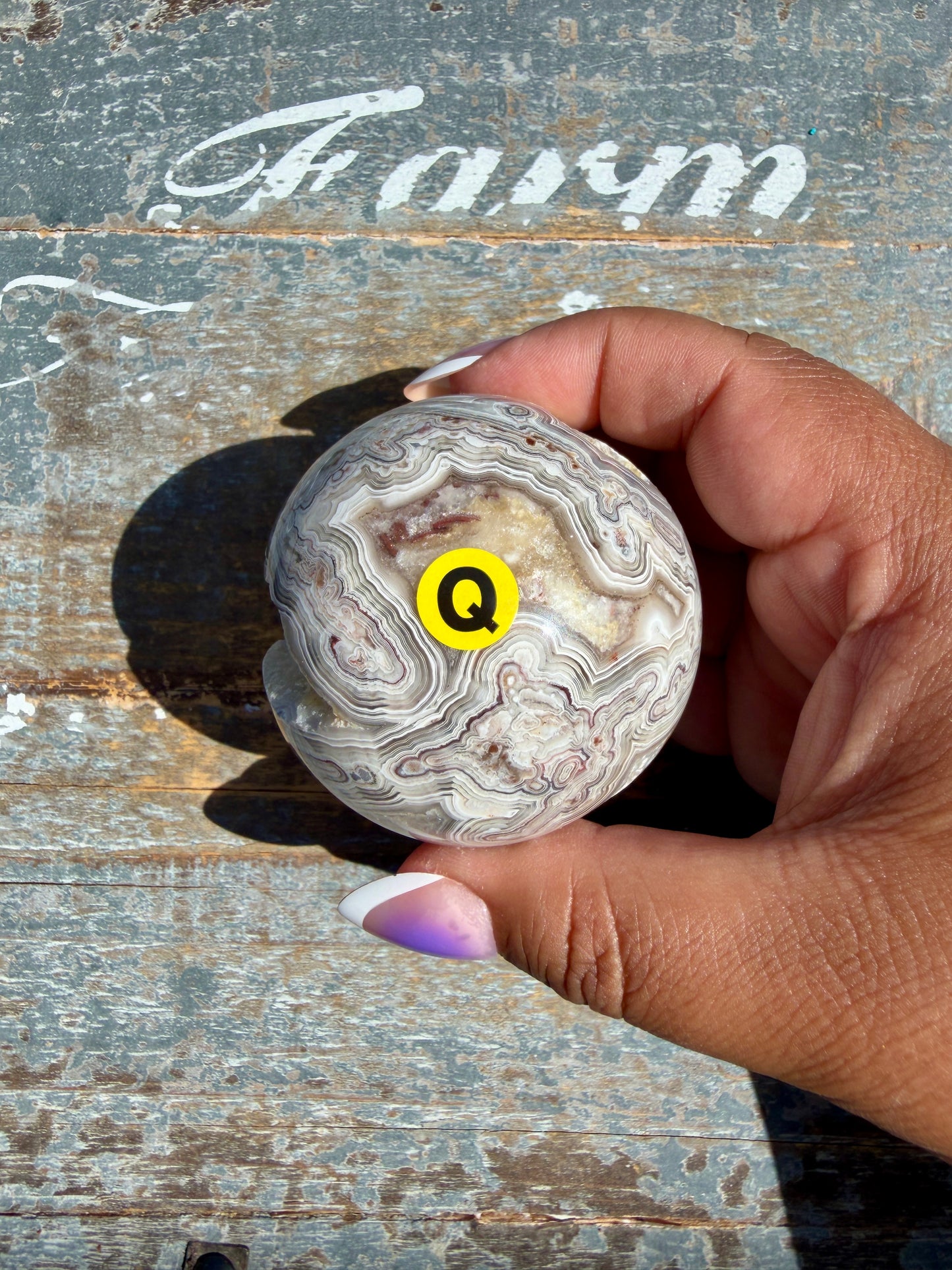 Gorgeous Crazy Lace Agate Sphere | Mexico | Opt Q
