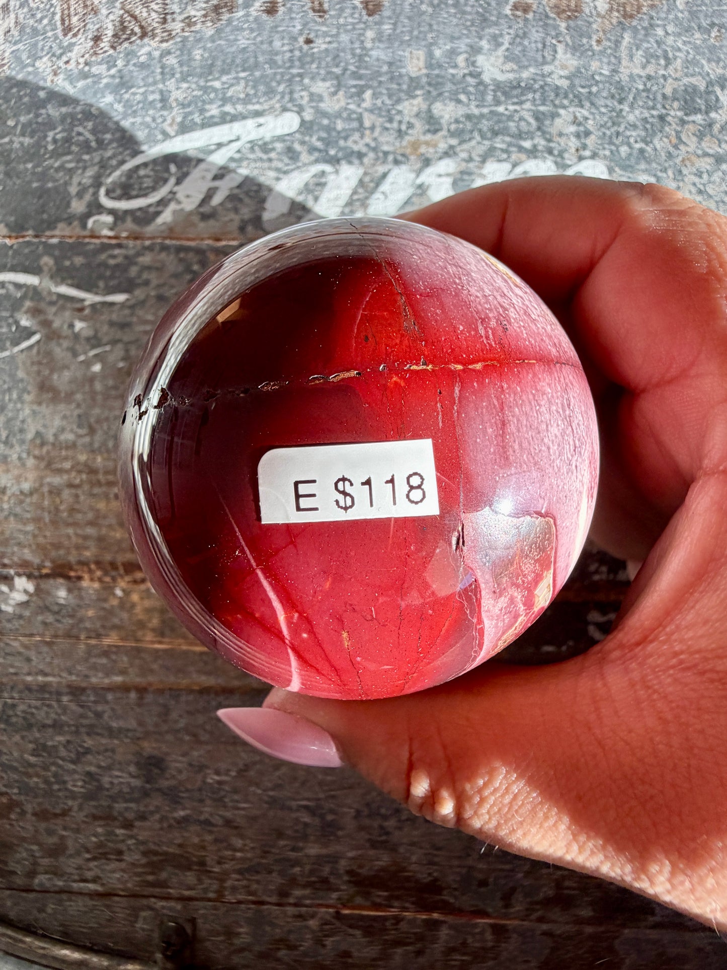 Gorgeous Mookaite Sphere from Australia | Opt E