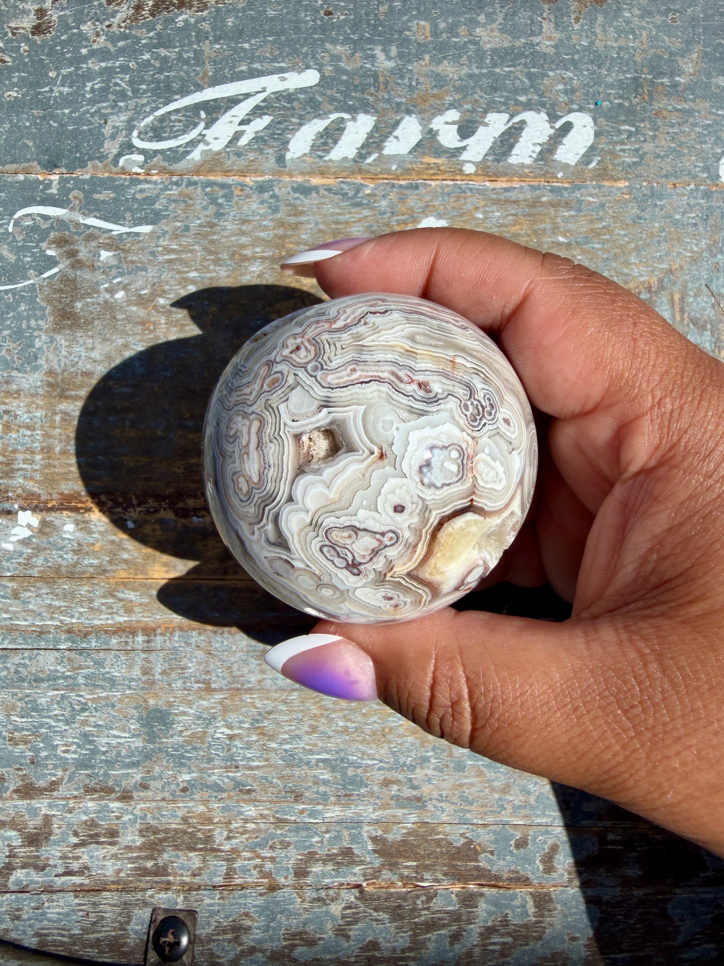 Gorgeous Crazy Lace Agate Sphere | Mexico | Opt Q