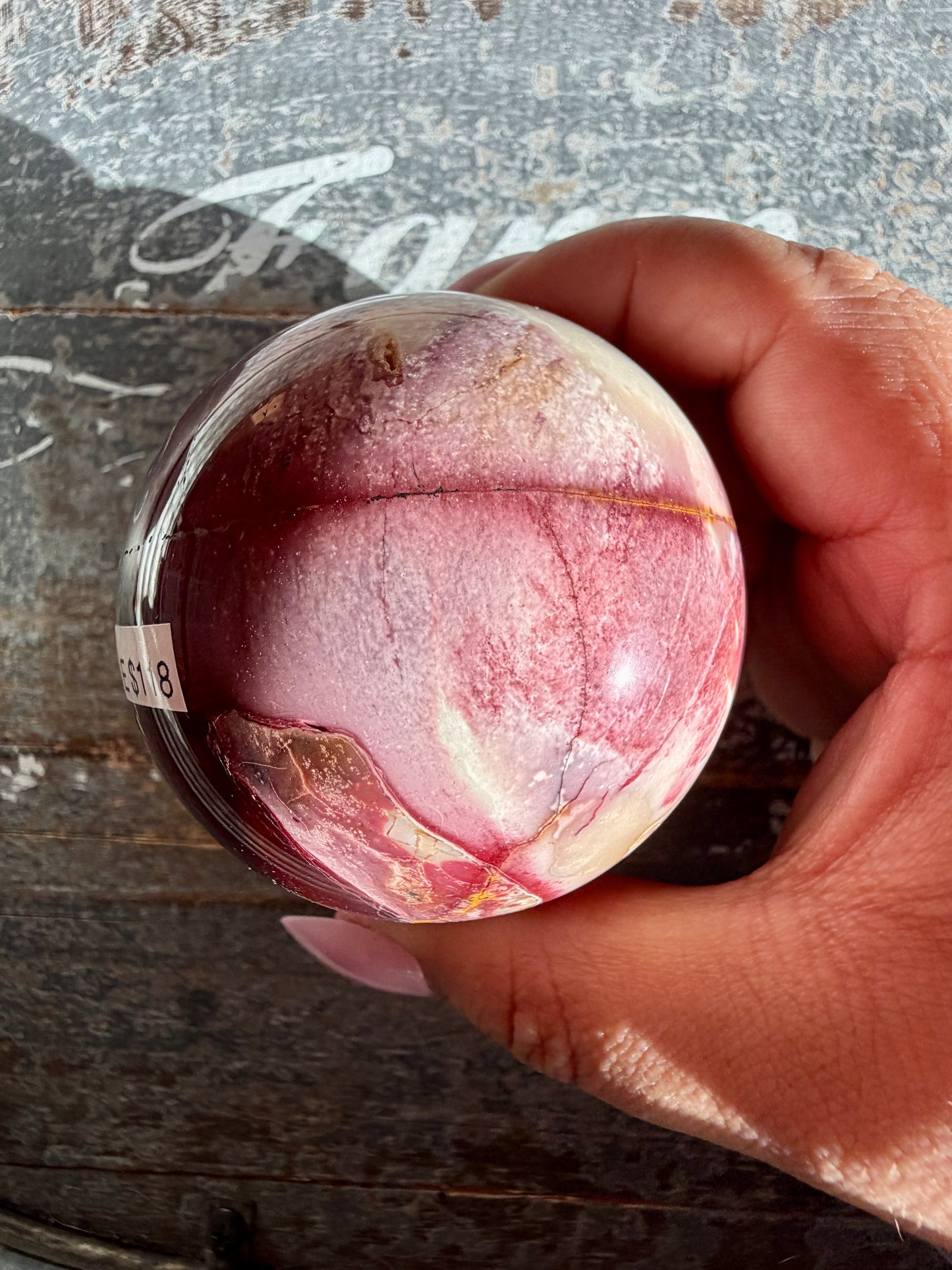 Gorgeous Mookaite Sphere from Australia | Opt E