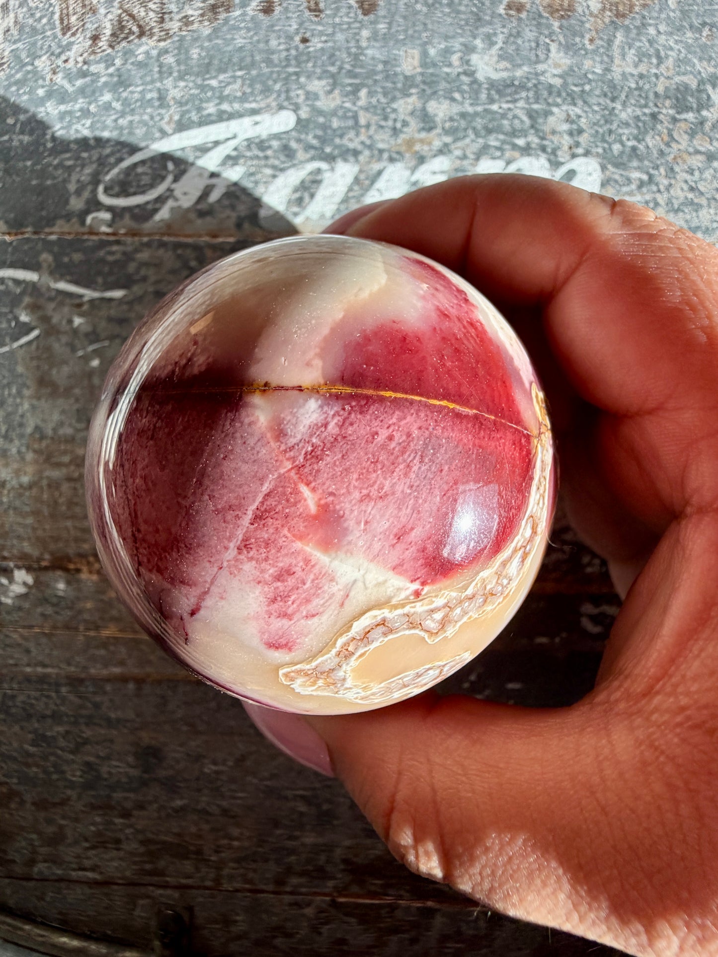 Gorgeous Mookaite Sphere from Australia | Opt E
