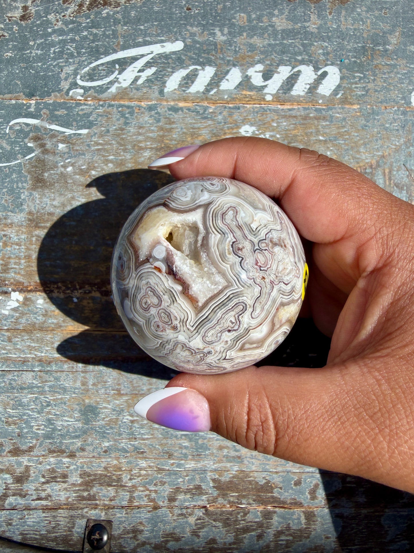 Gorgeous Crazy Lace Agate Sphere | Mexico | Opt Q