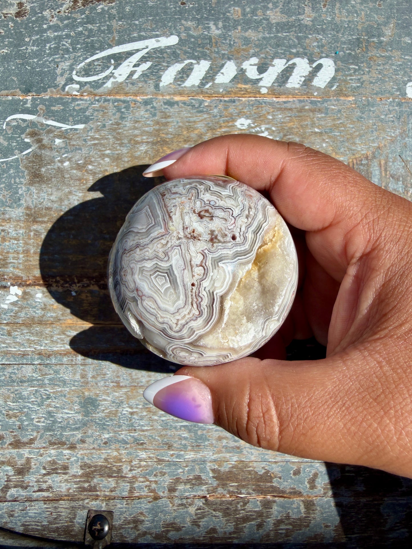 Gorgeous Crazy Lace Agate Sphere | Mexico | Opt Q