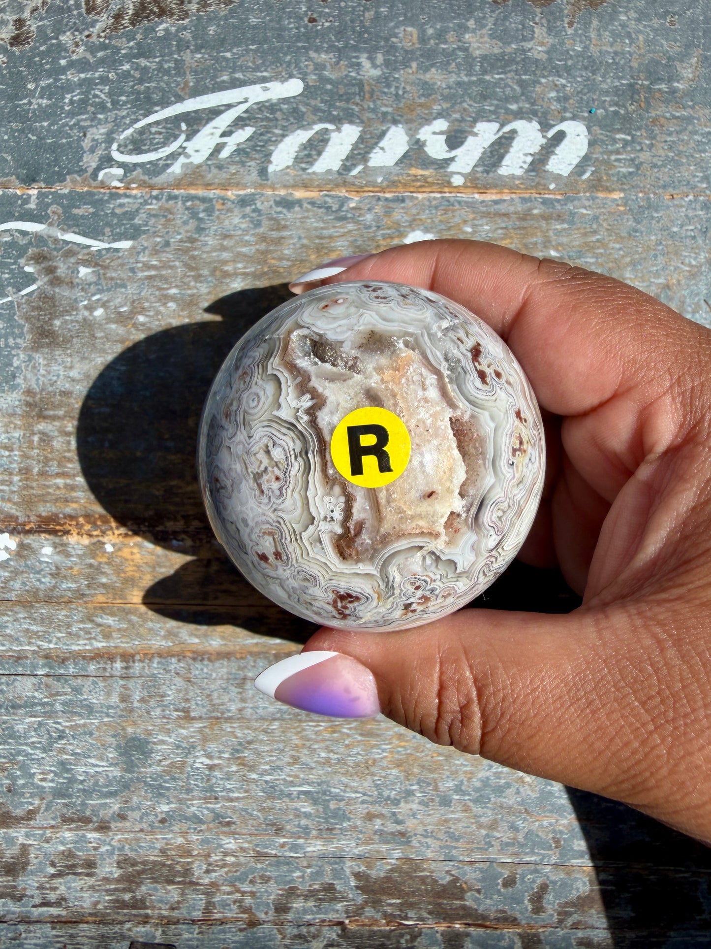 Gorgeous Crazy Lace Agate Sphere | Mexico | Opt R