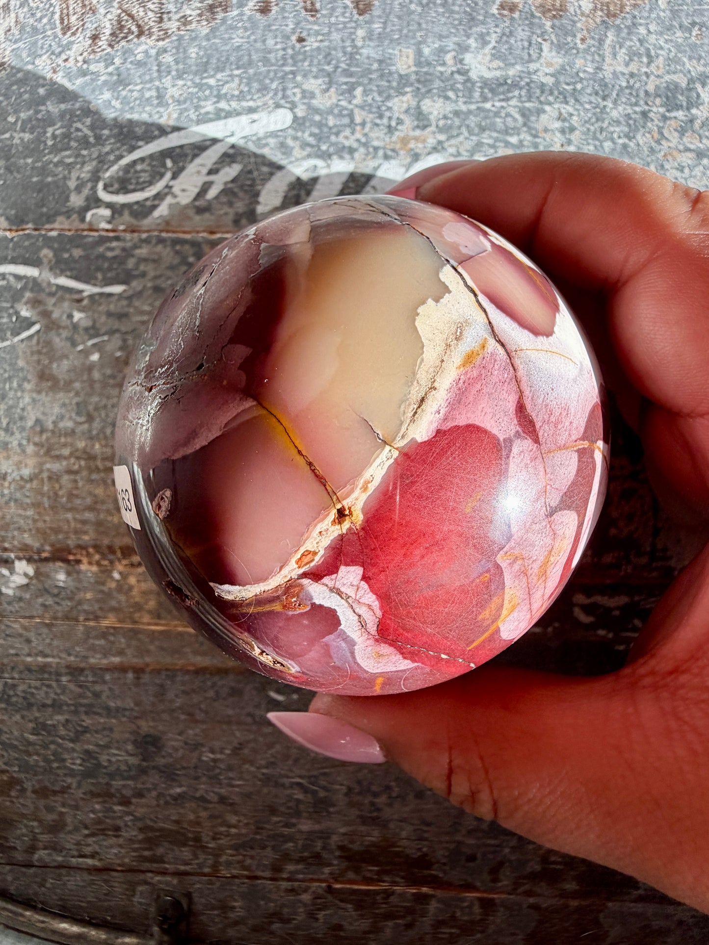 Gorgeous Mookaite Sphere from Australia | Opt J