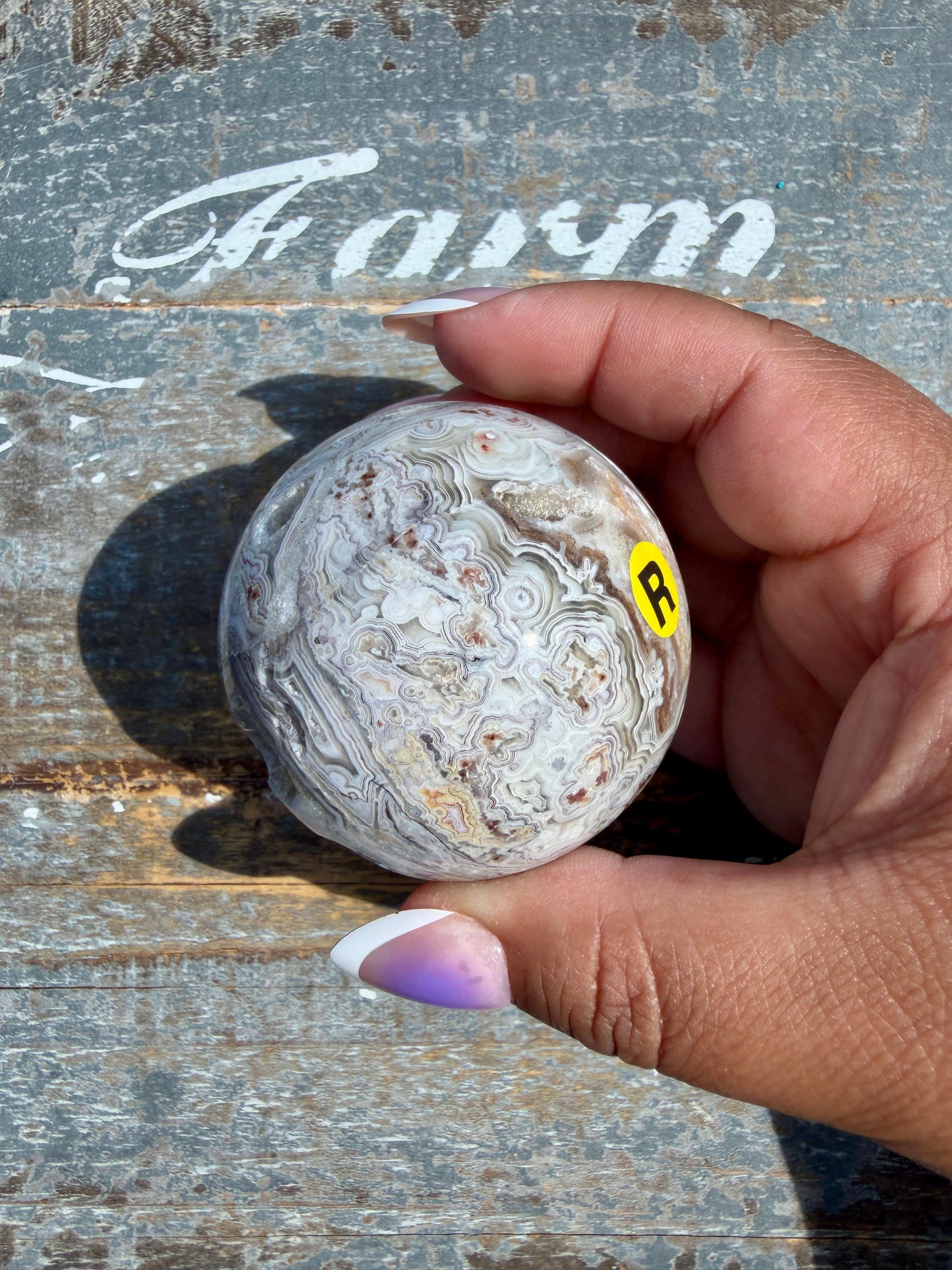 Gorgeous Crazy Lace Agate Sphere | Mexico | Opt R
