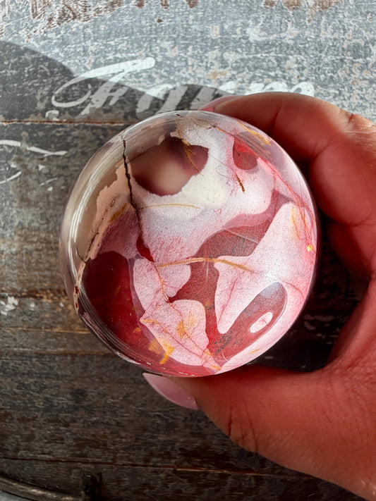 Gorgeous Mookaite Sphere from Australia | Opt J